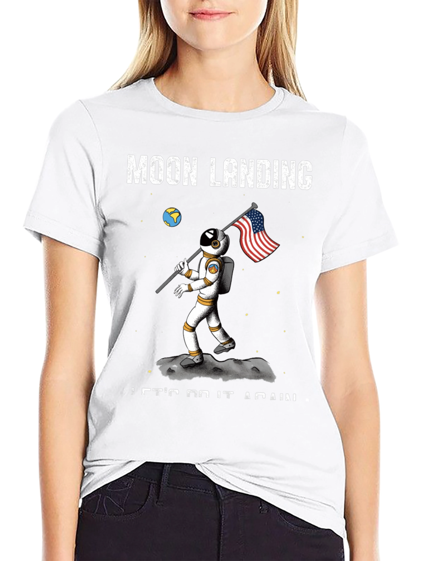 Moon Landing T-Shirt - Lets Do It Again