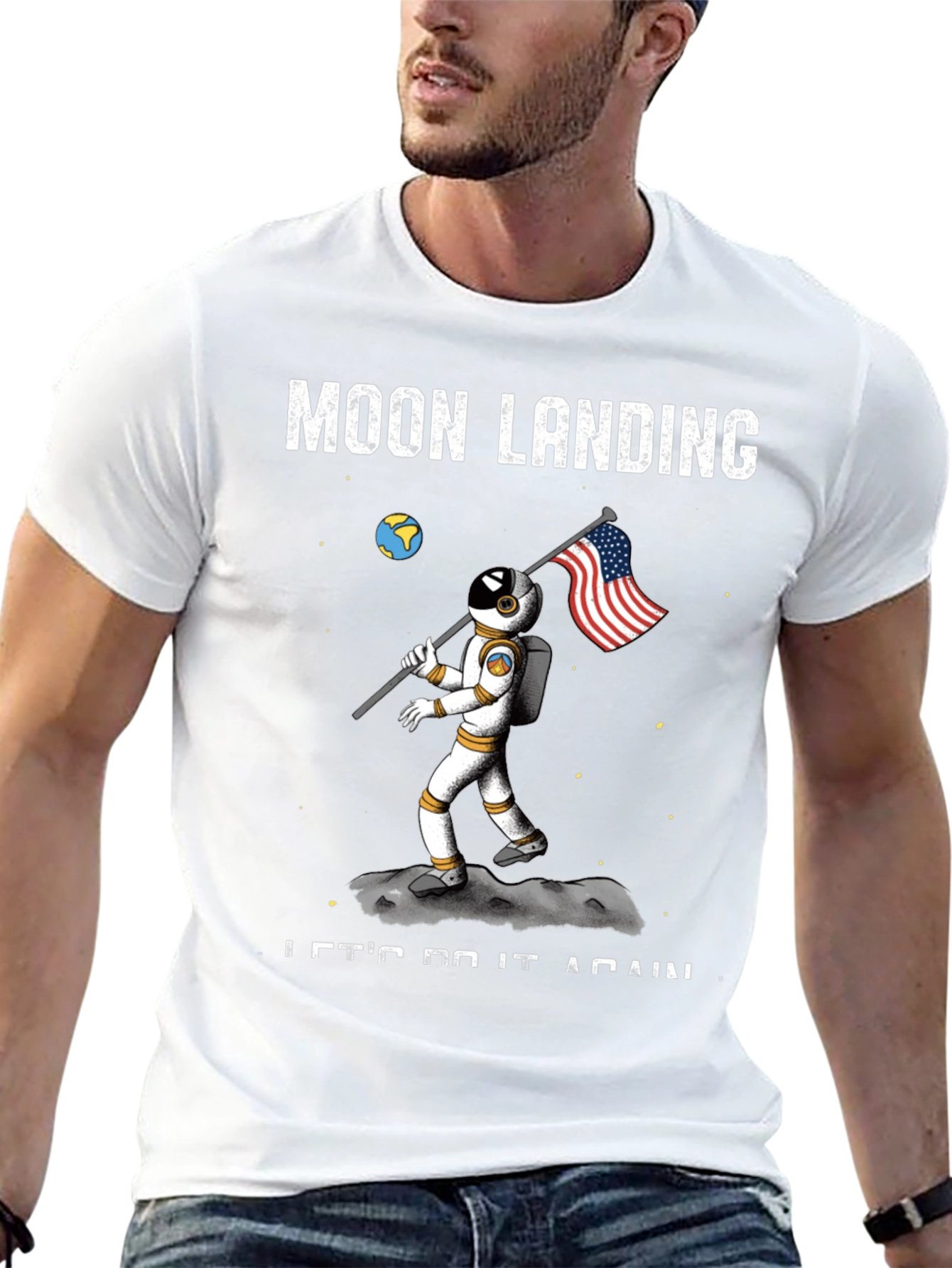 Moon Landing T-Shirt - Lets Do It Again