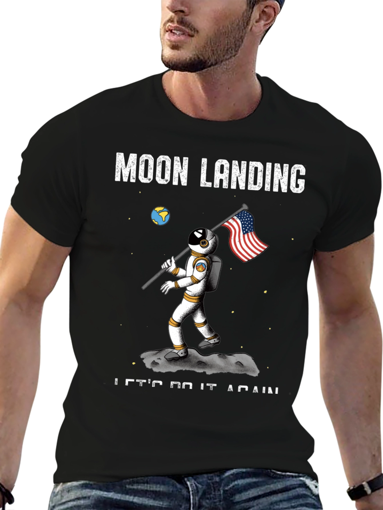 Moon Landing T-Shirt - Lets Do It Again