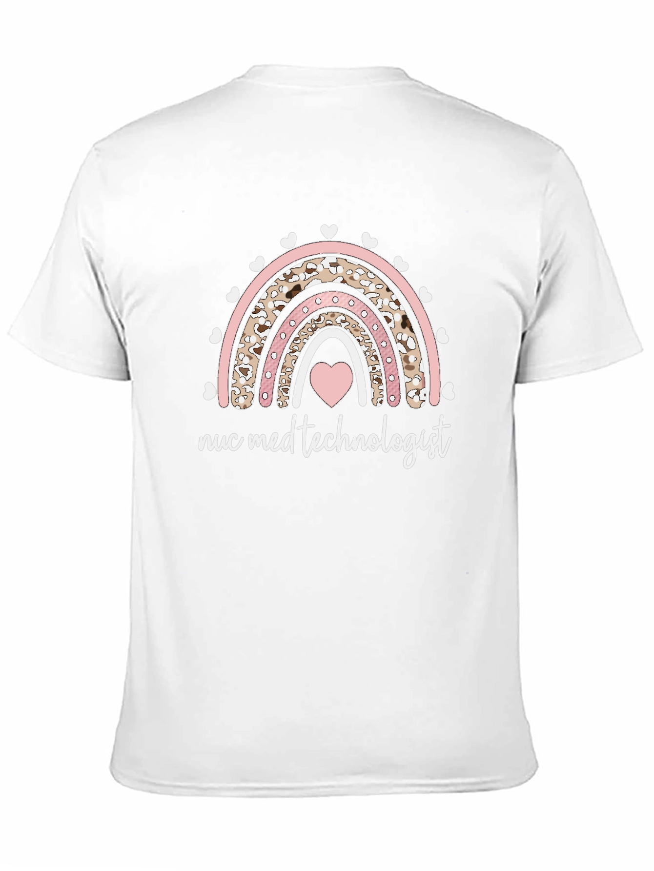 Nuc Med Technologist Rainbow Heart Tee