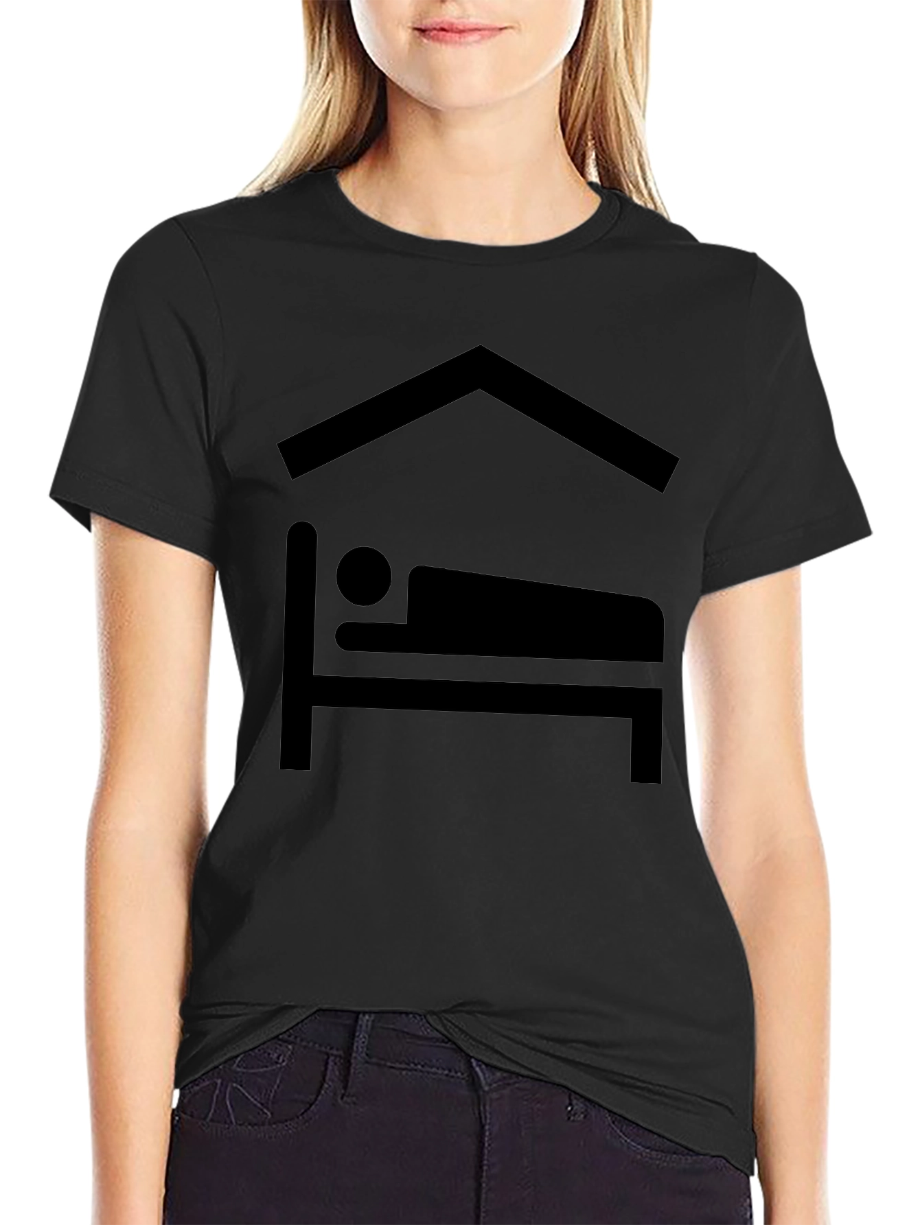 Resting Place Graphic Tee - Comfortable Black T-Shirt