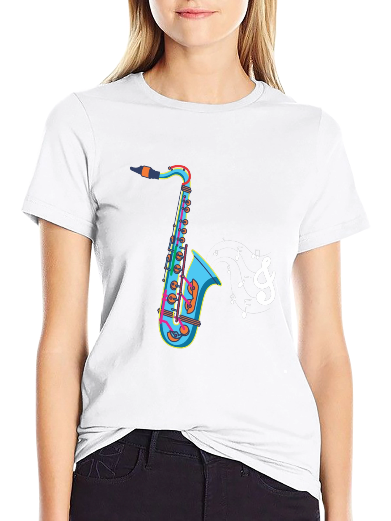 Saxophone Music T-Shirt - Unique Graphic Tee
