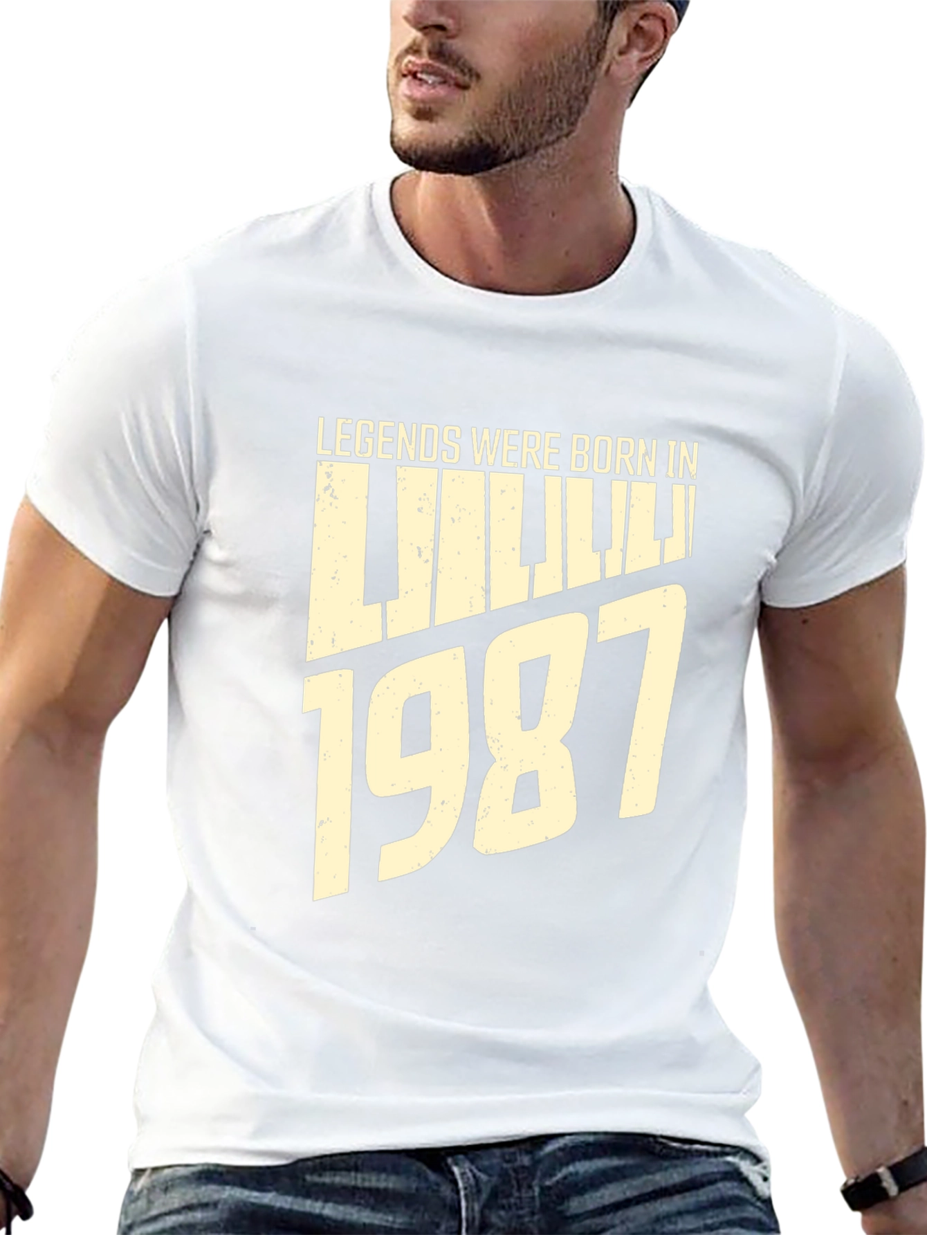 Legends Born in 1987 Black T-Shirt