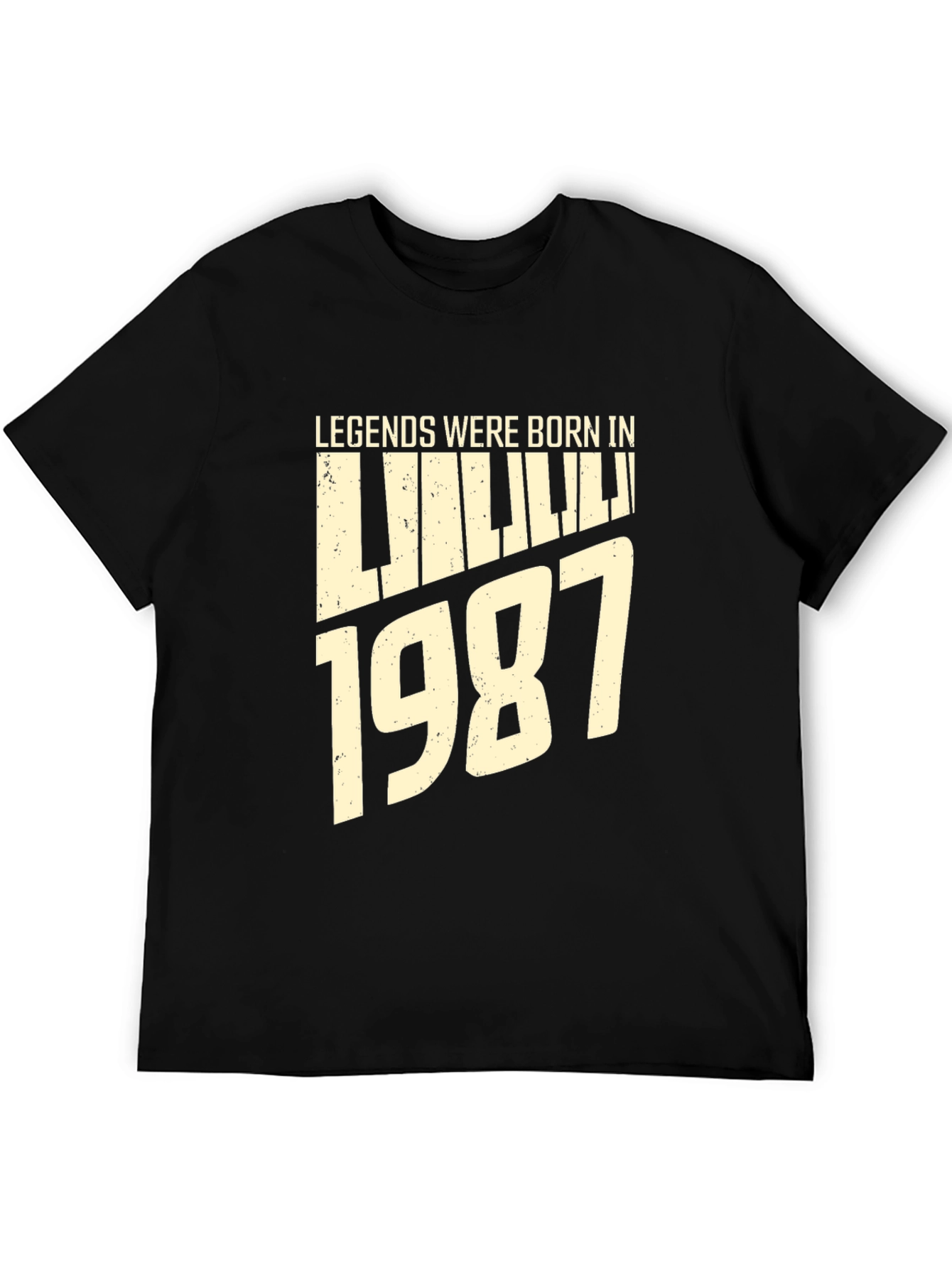 Legends Born in 1987 Black T-Shirt