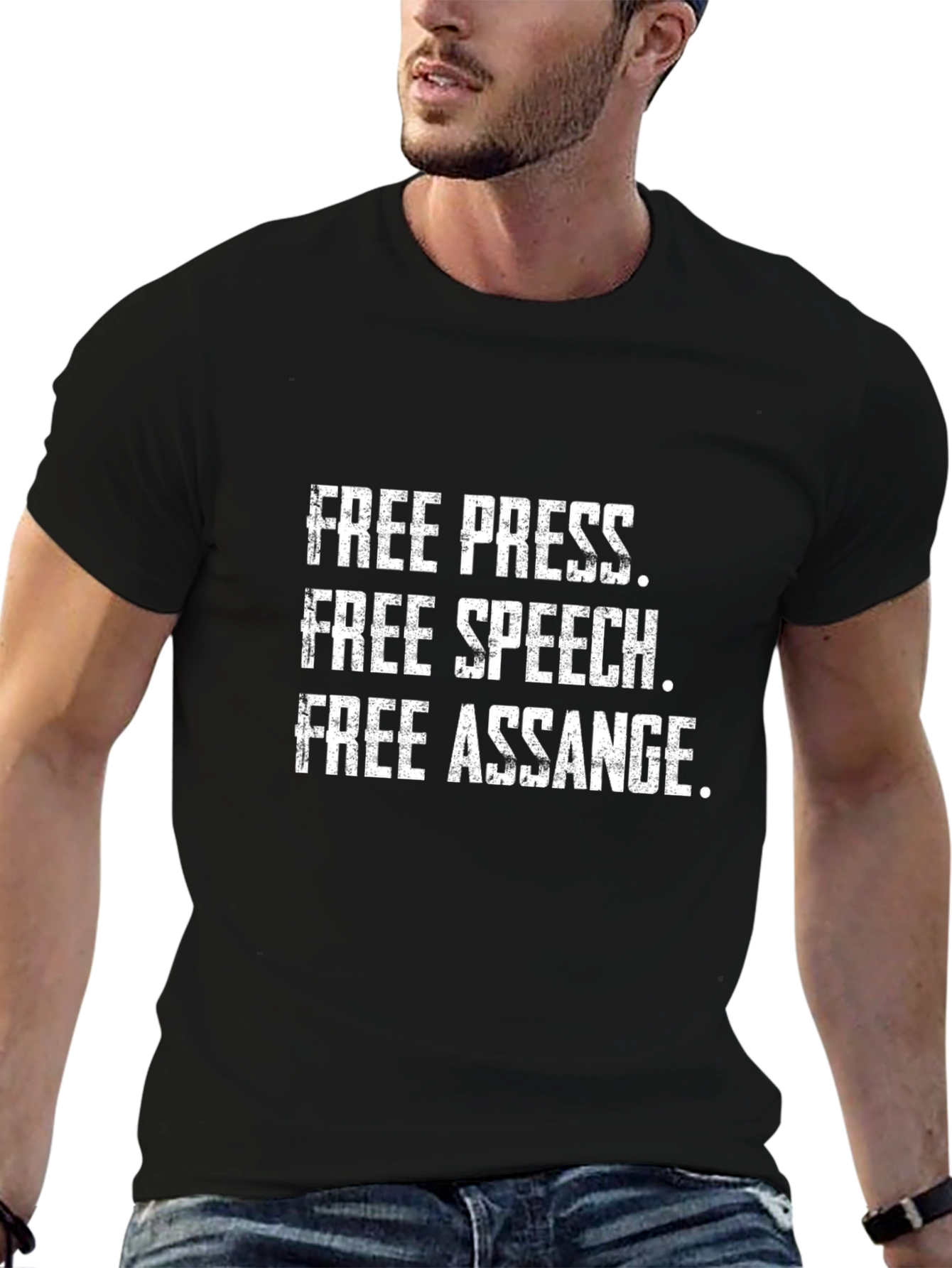 Free Press Speech Assange T-Shirt