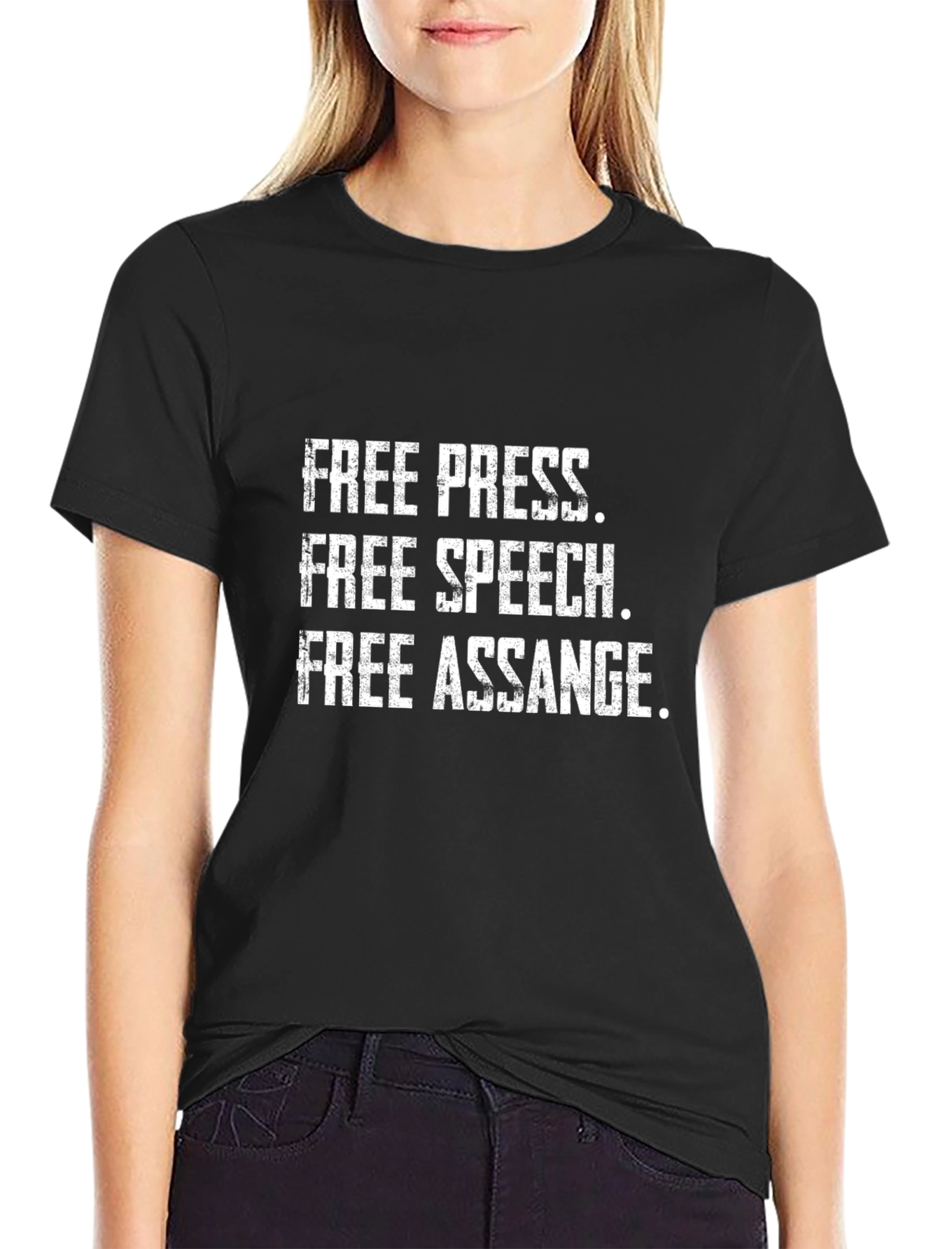 Free Press Speech Assange T-Shirt
