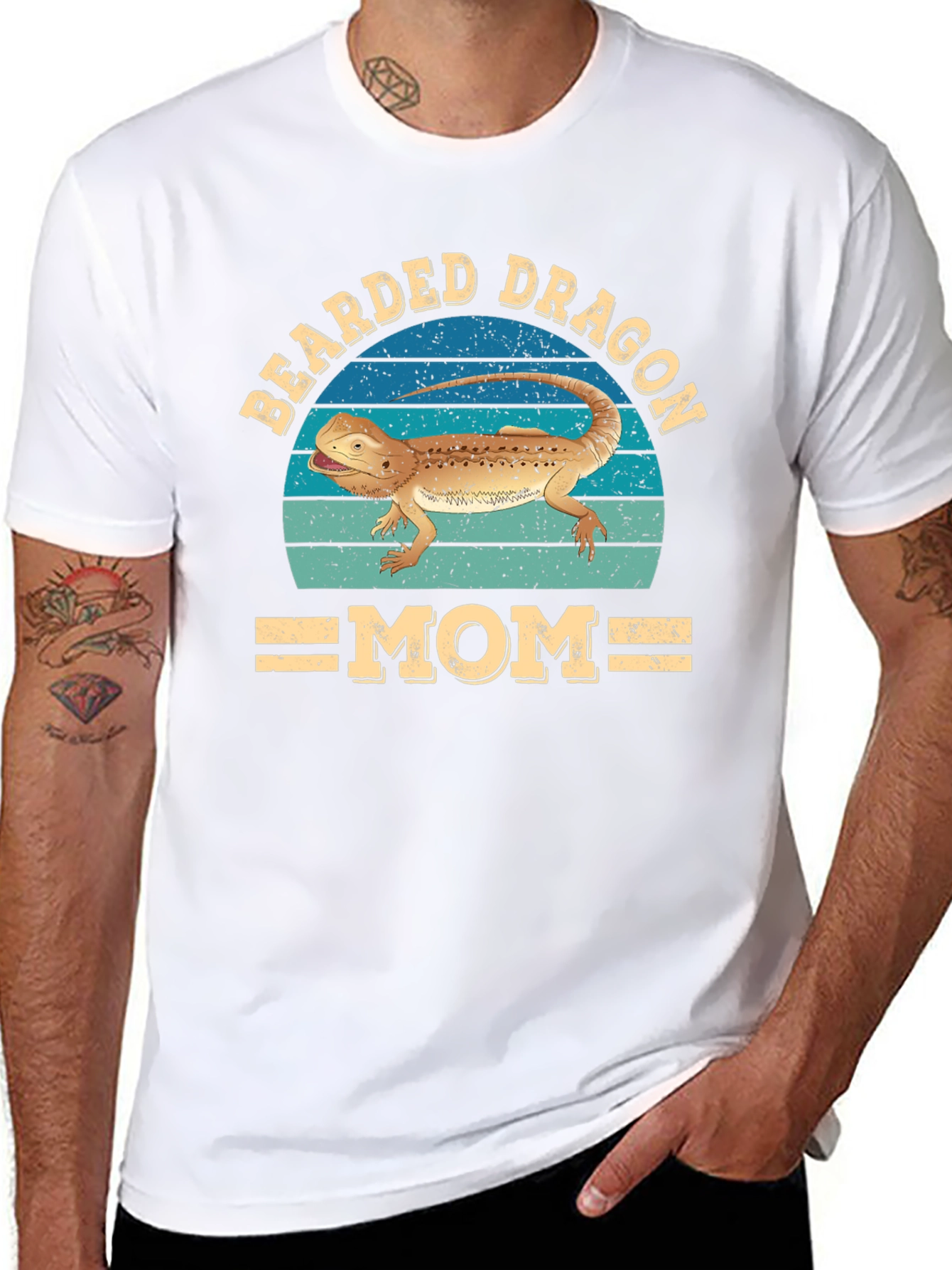Bearded Dragon Mom T-Shirt - Reptile Lover Tee