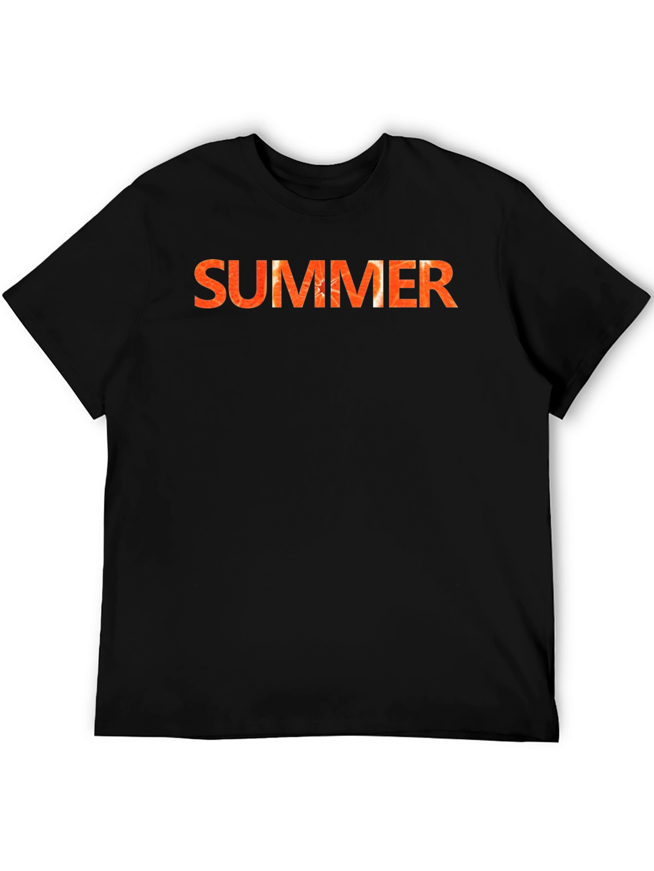 Summer Graphic Tee - Mens Black T-Shirt