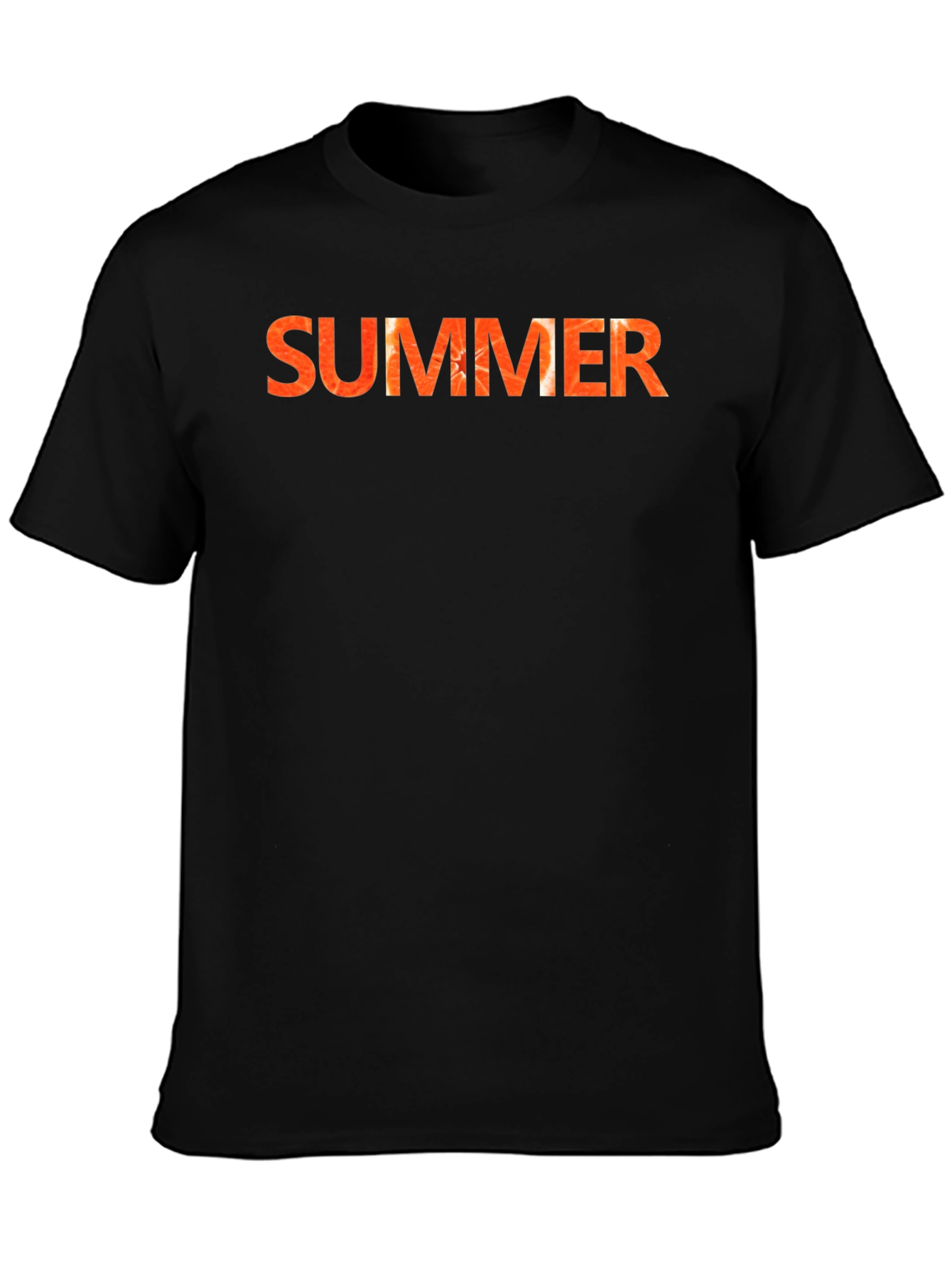 Summer Graphic Tee - Mens Black T-Shirt