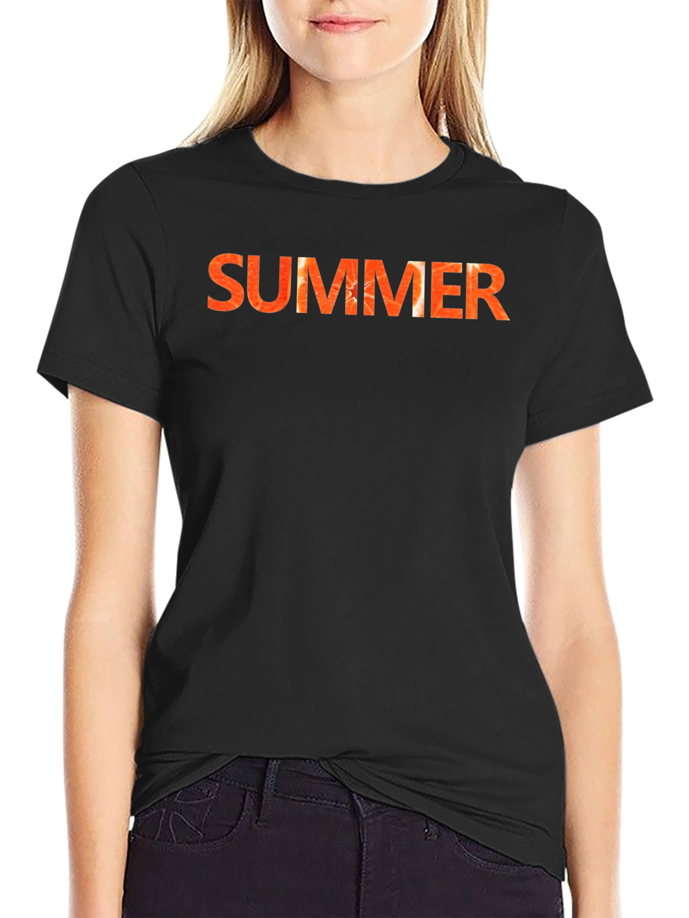 Summer Graphic Tee - Mens Black T-Shirt