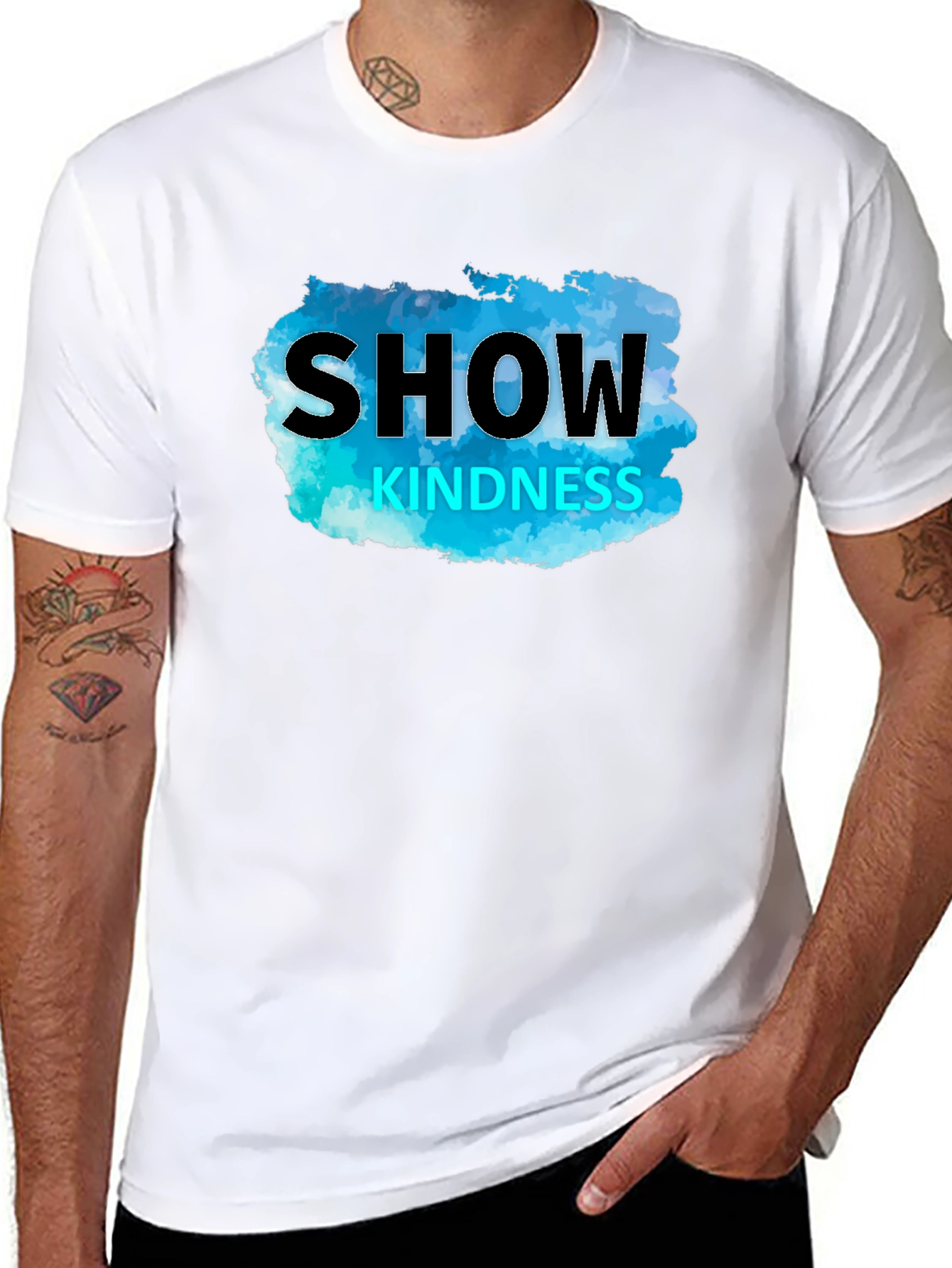 Show Kindness Graphic Tee - Black