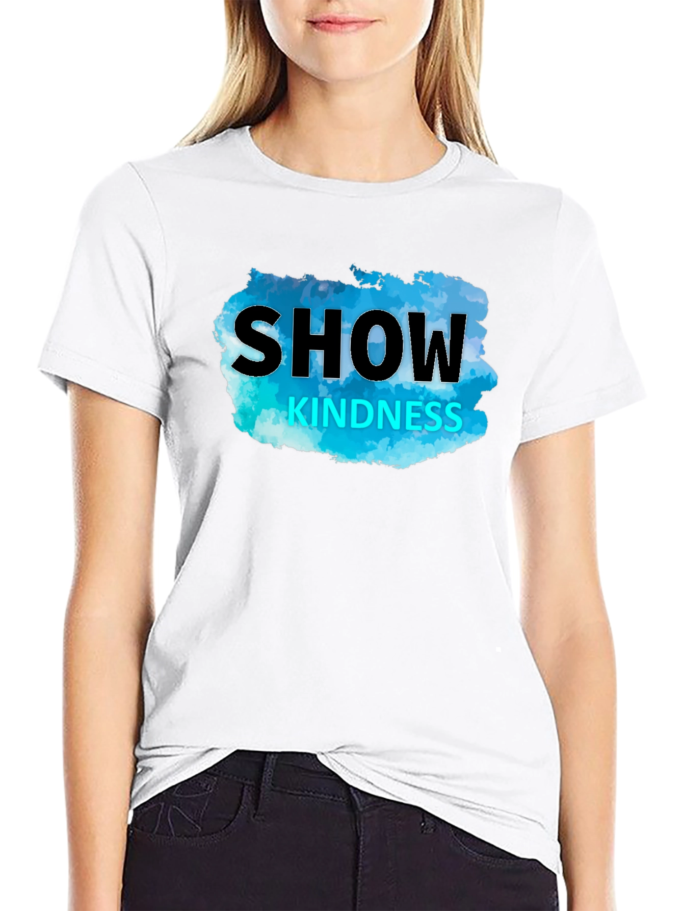 Show Kindness Graphic Tee - Black