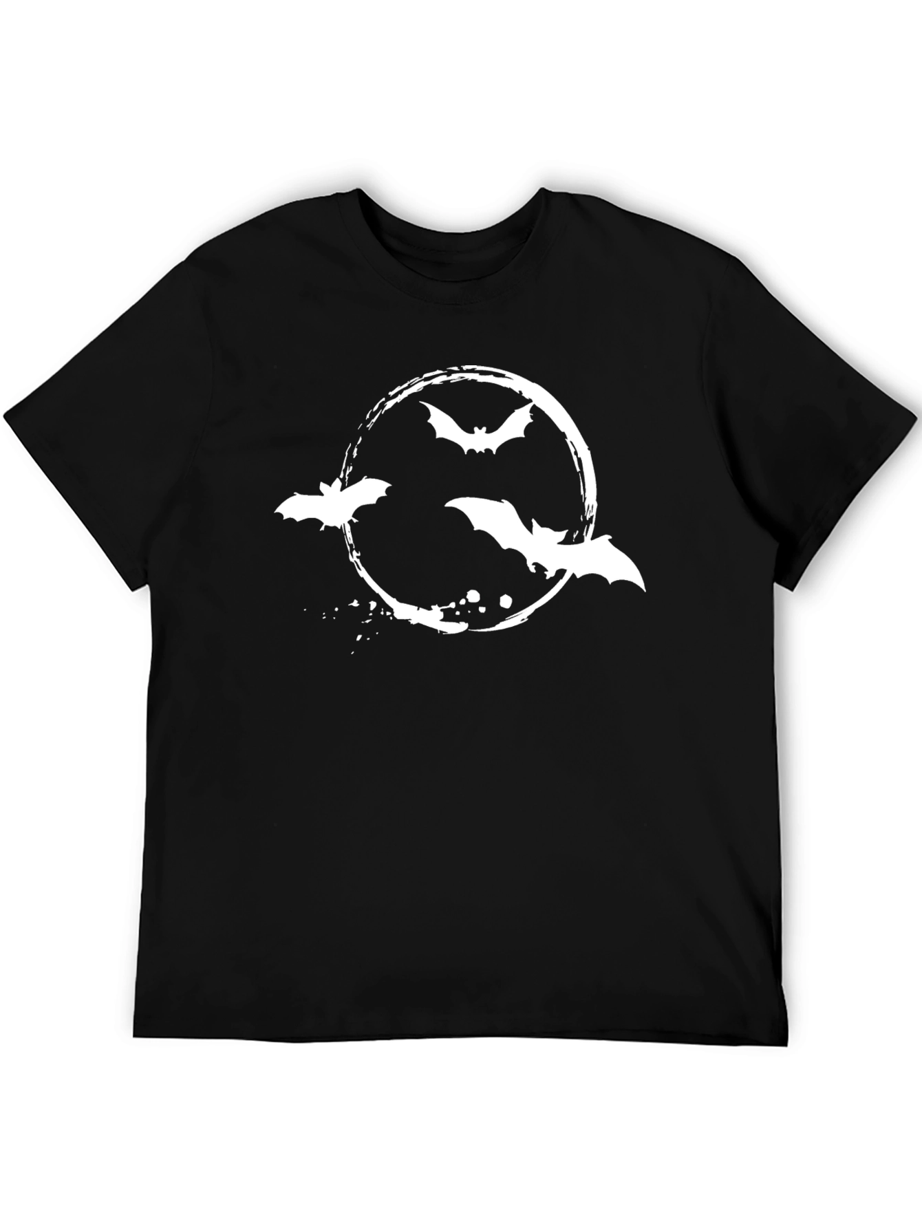 Bats in Circle Black T-Shirt