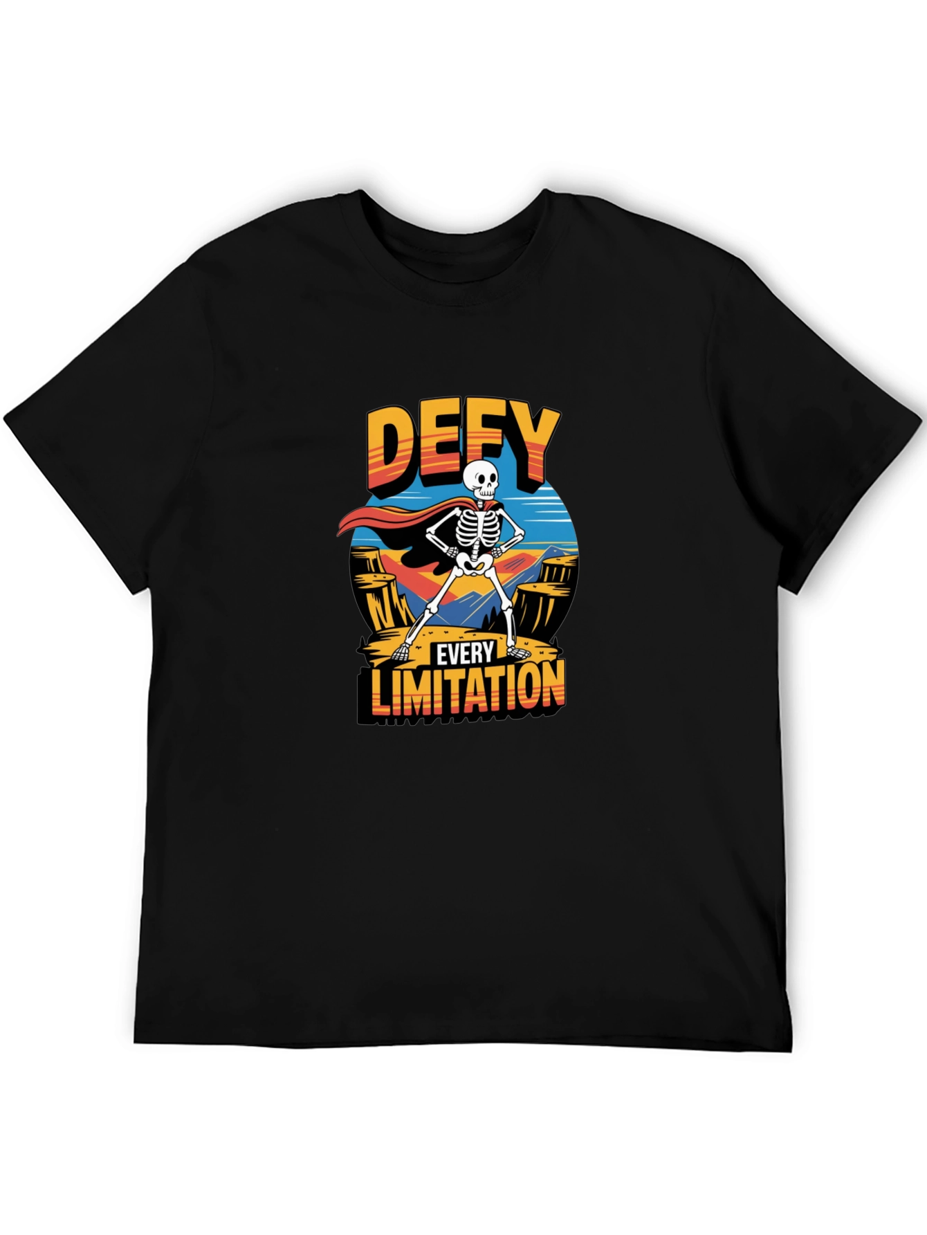 Defy Every Limitation Skeleton Graphic Tee