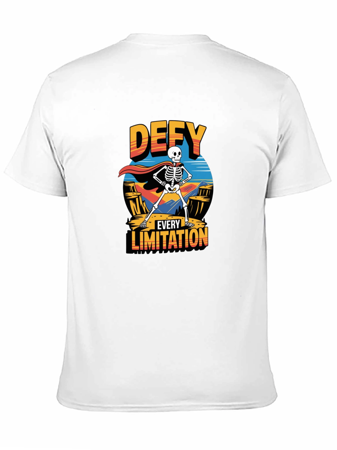 Defy Every Limitation Skeleton Graphic Tee
