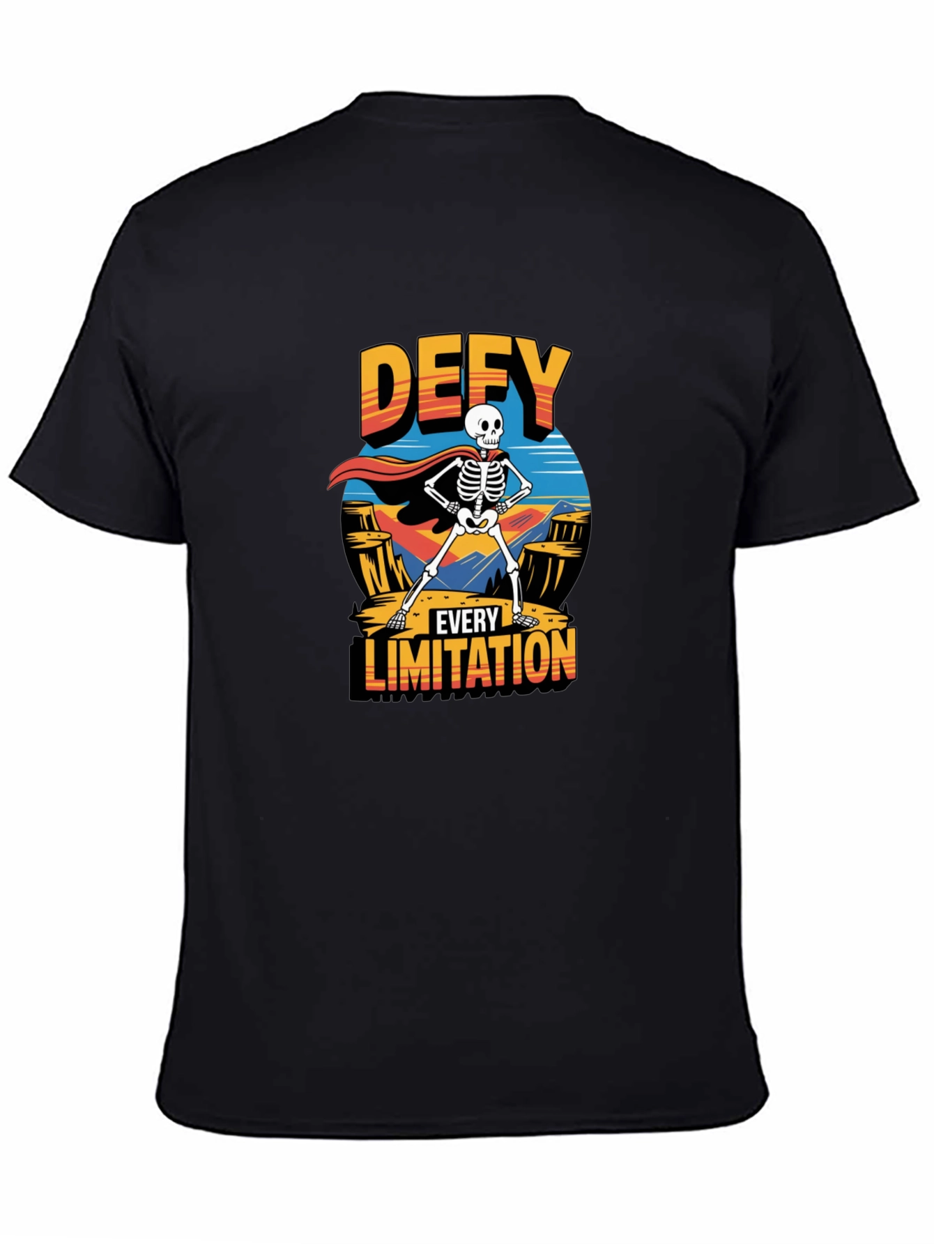 Defy Every Limitation Skeleton Graphic Tee