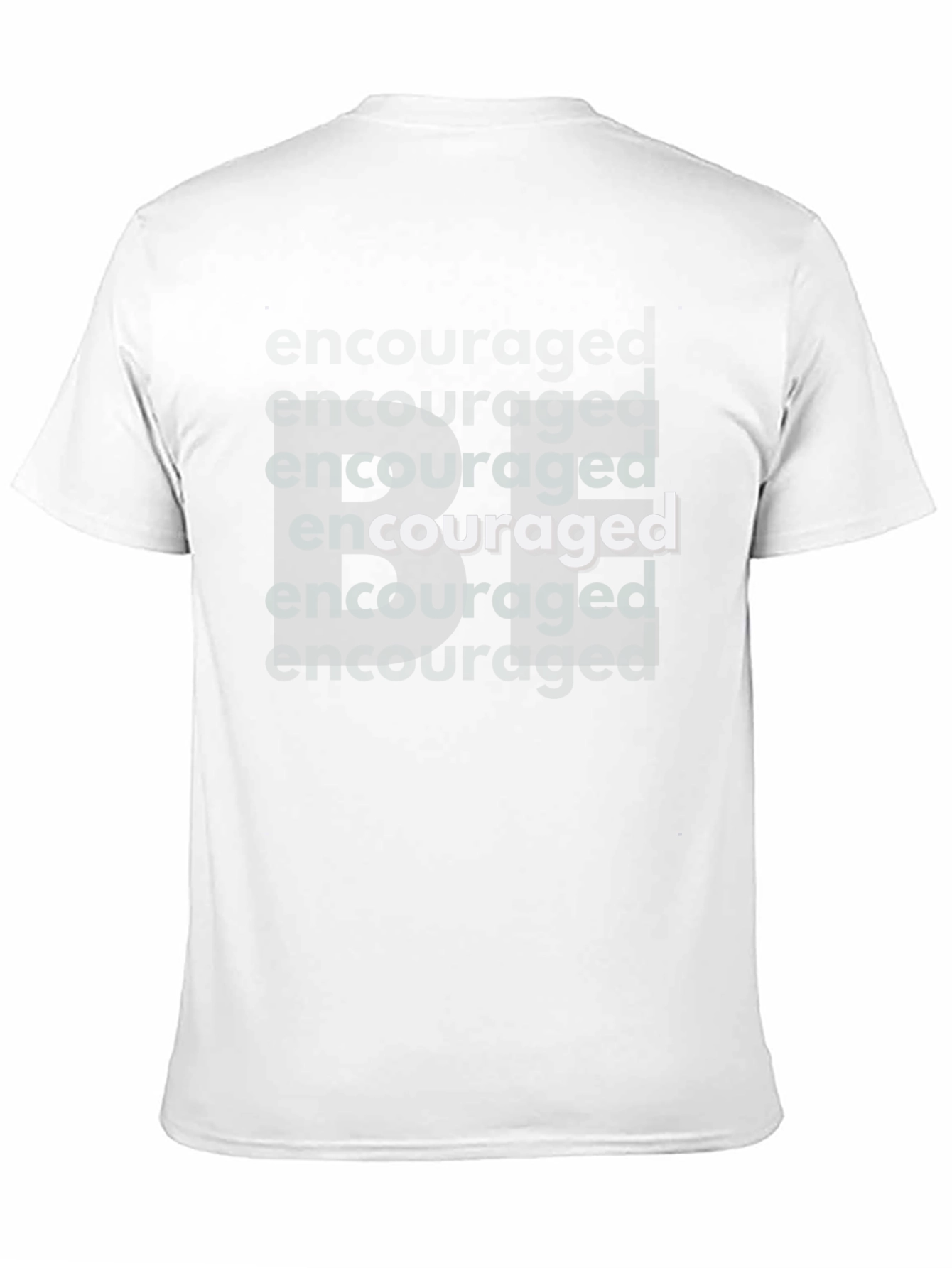 Encouraged Graphic T-Shirt - Bold Black Tee