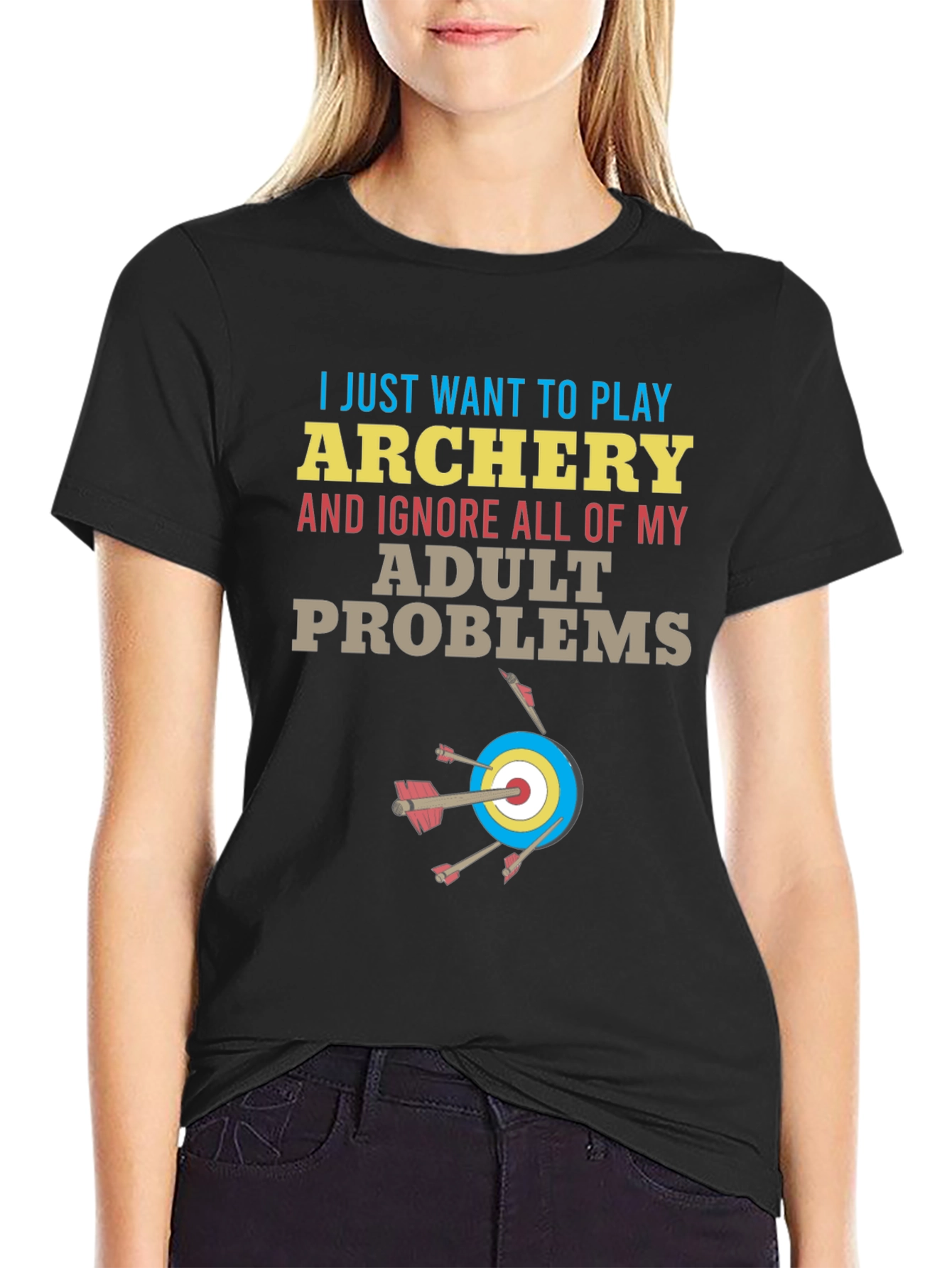 Archery T-Shirt: Ignore Adult Problems Tee