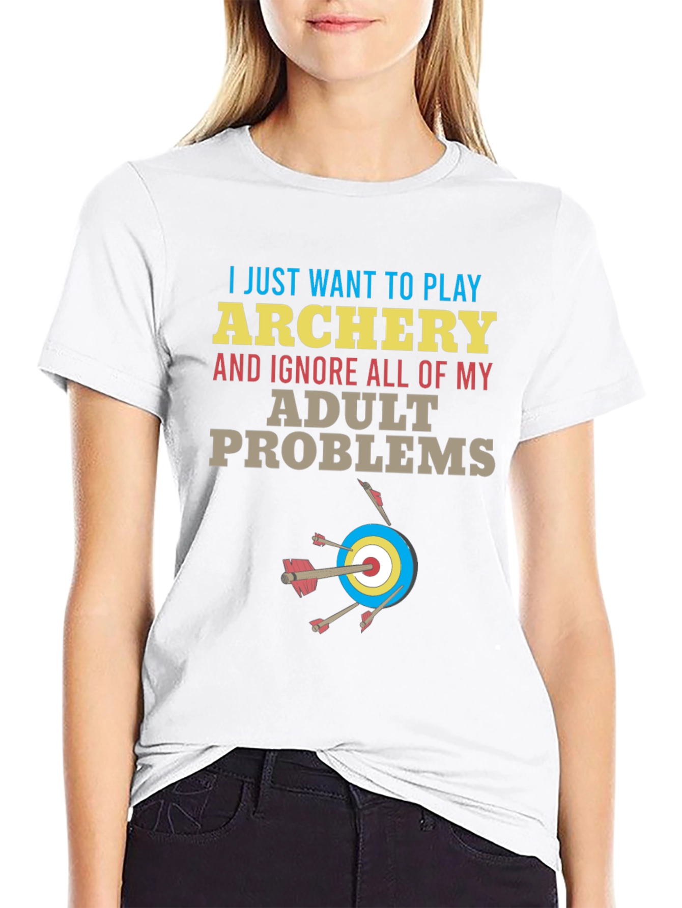 Archery T-Shirt: Ignore Adult Problems Tee