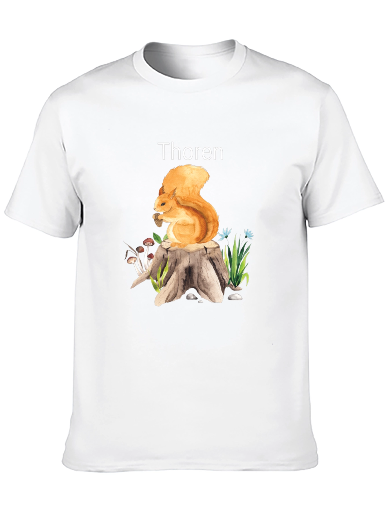 Squirrel on Stump T-Shirt - Thoren