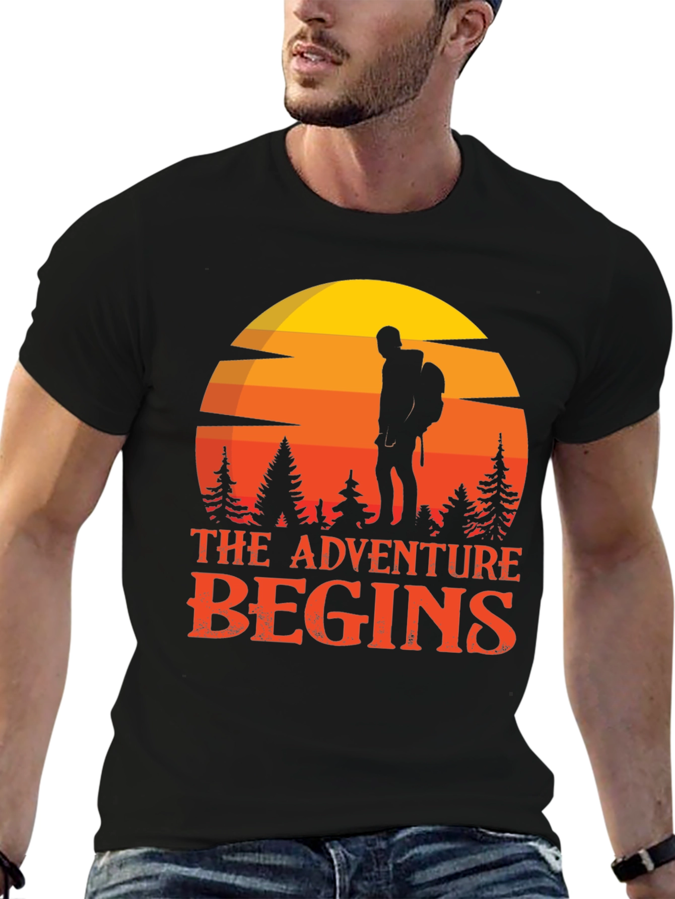 Adventure Begins Graphic T-Shirt