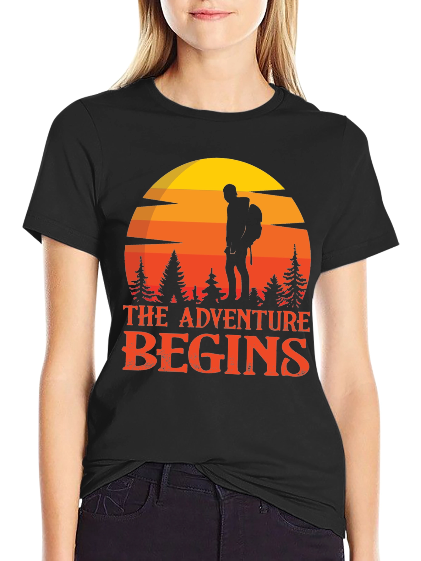 Adventure Begins Graphic T-Shirt