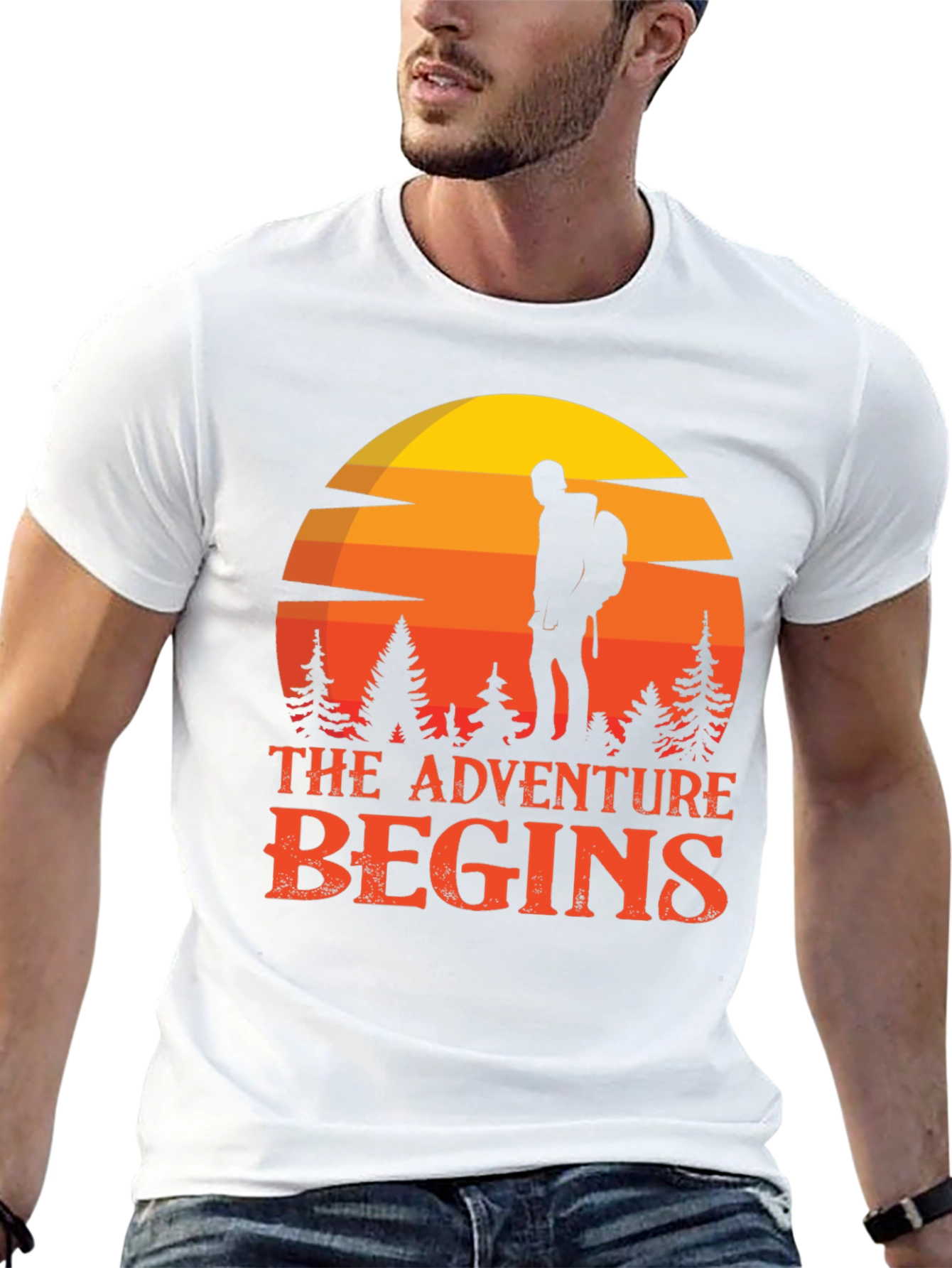Adventure Begins Graphic T-Shirt