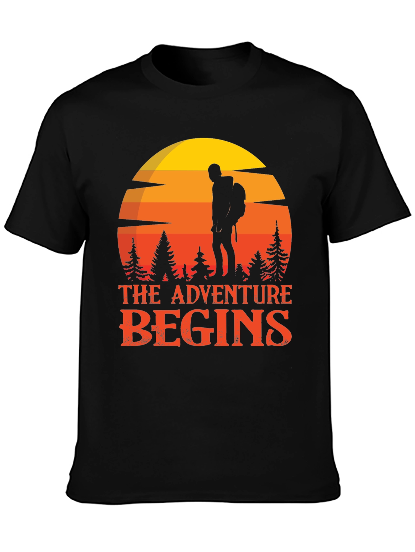 Adventure Begins Graphic T-Shirt