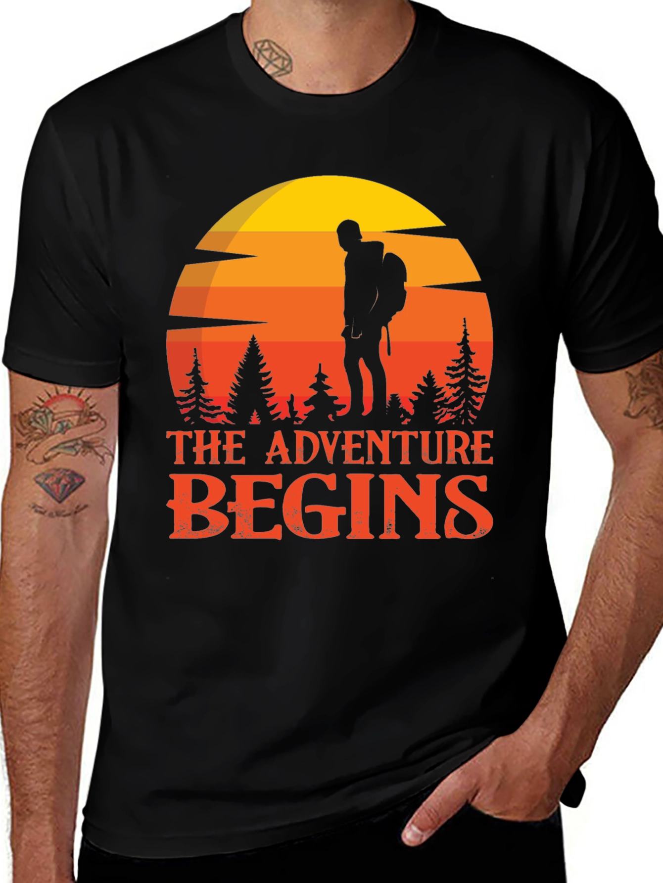 Adventure Begins Graphic T-Shirt