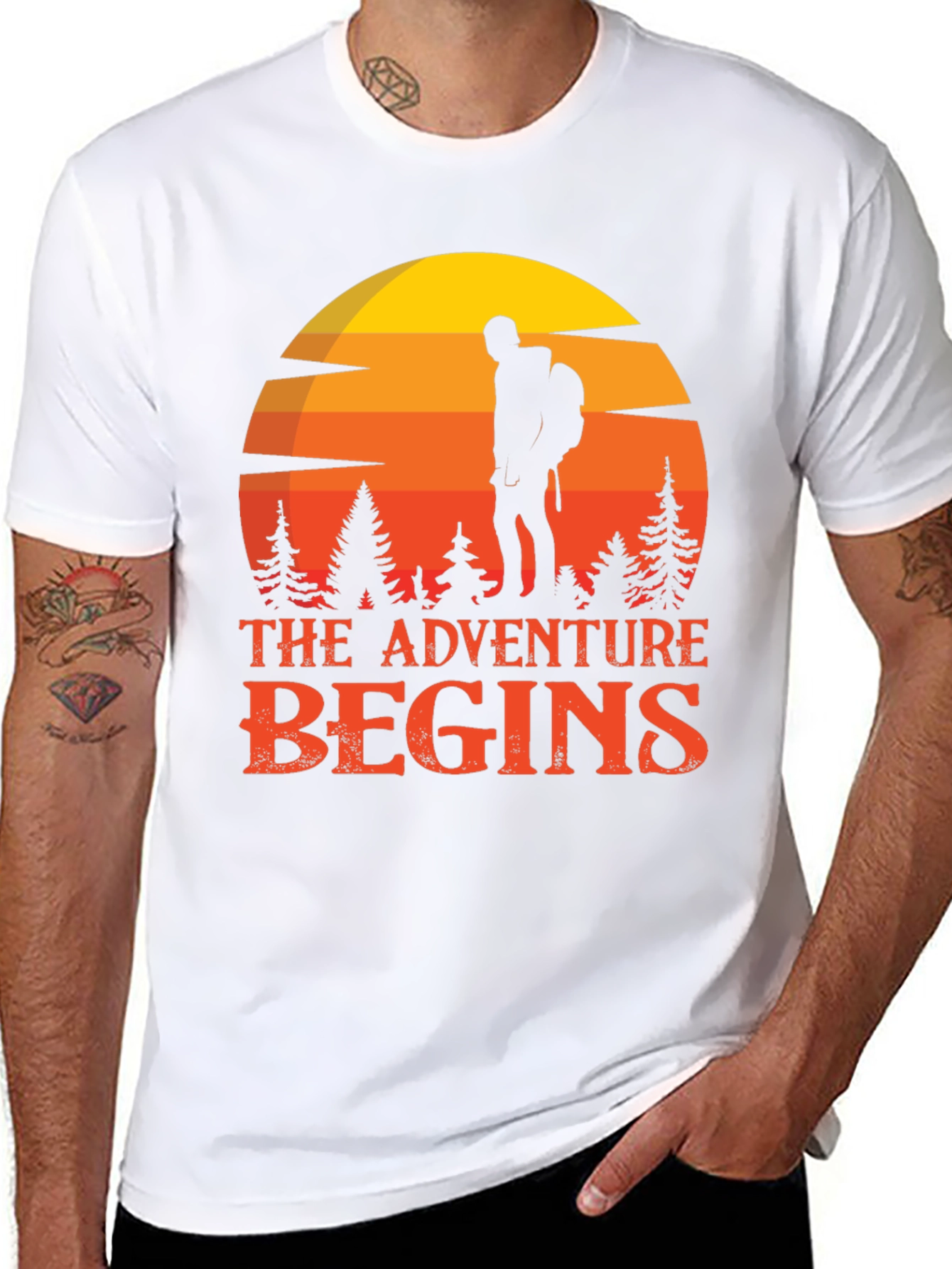 Adventure Begins Graphic T-Shirt