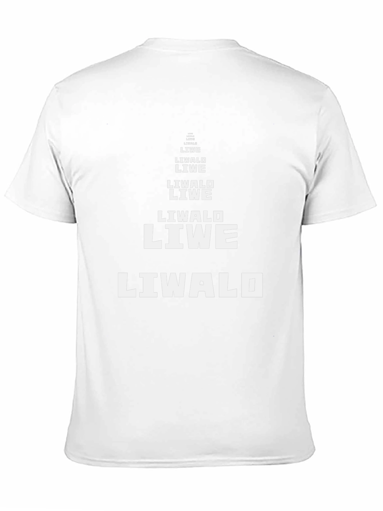 Liwaldo Liwe Eye Chart Black T-Shirt