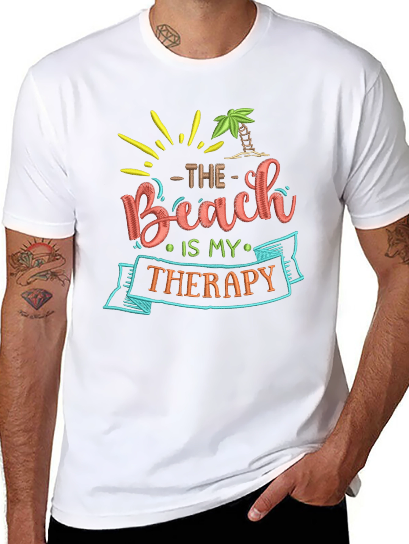 Beach Therapy Graphic Tee - Relaxed Fit
