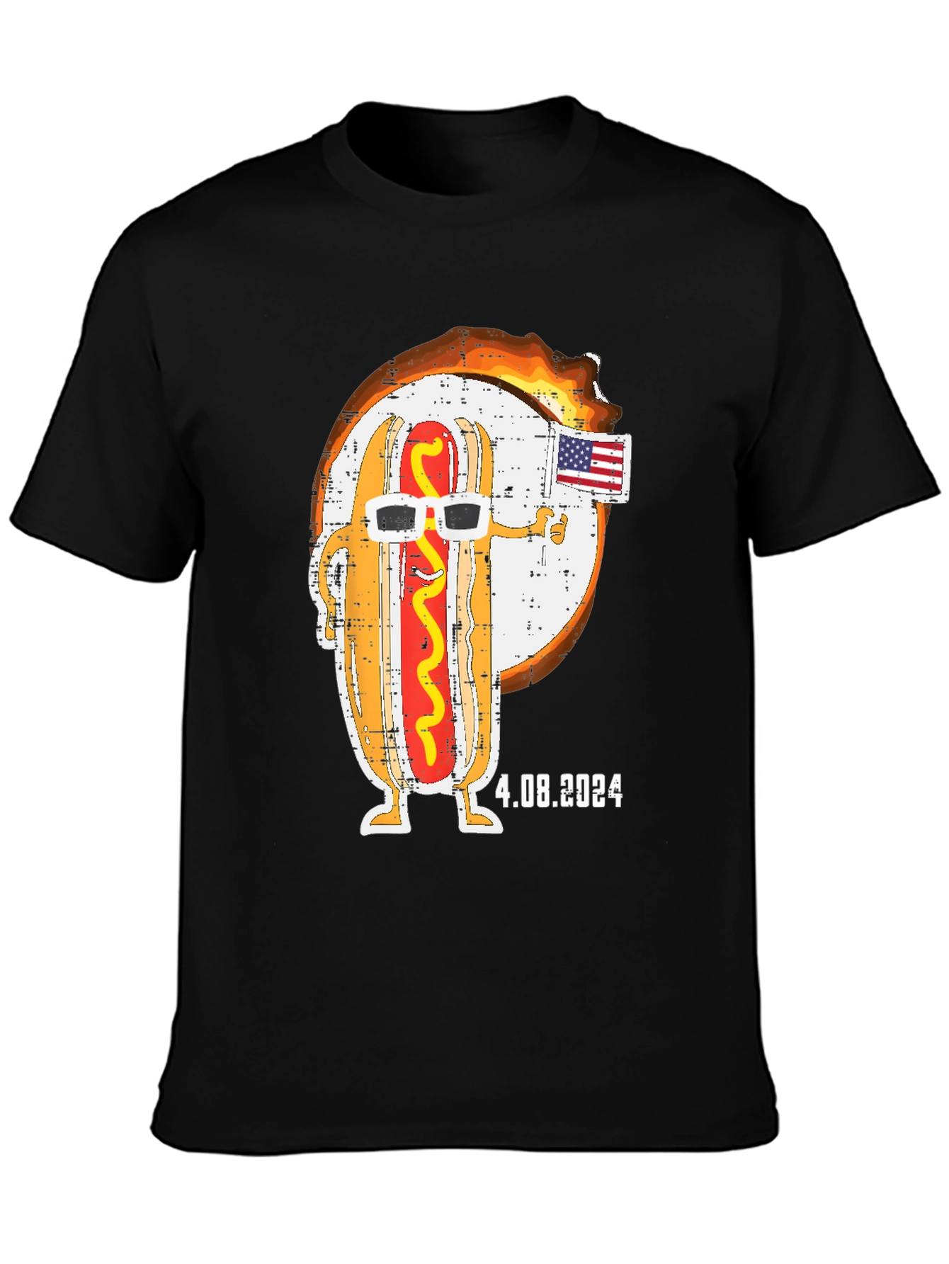 Cool Hotdog 4th of July 2024 T-Shirt