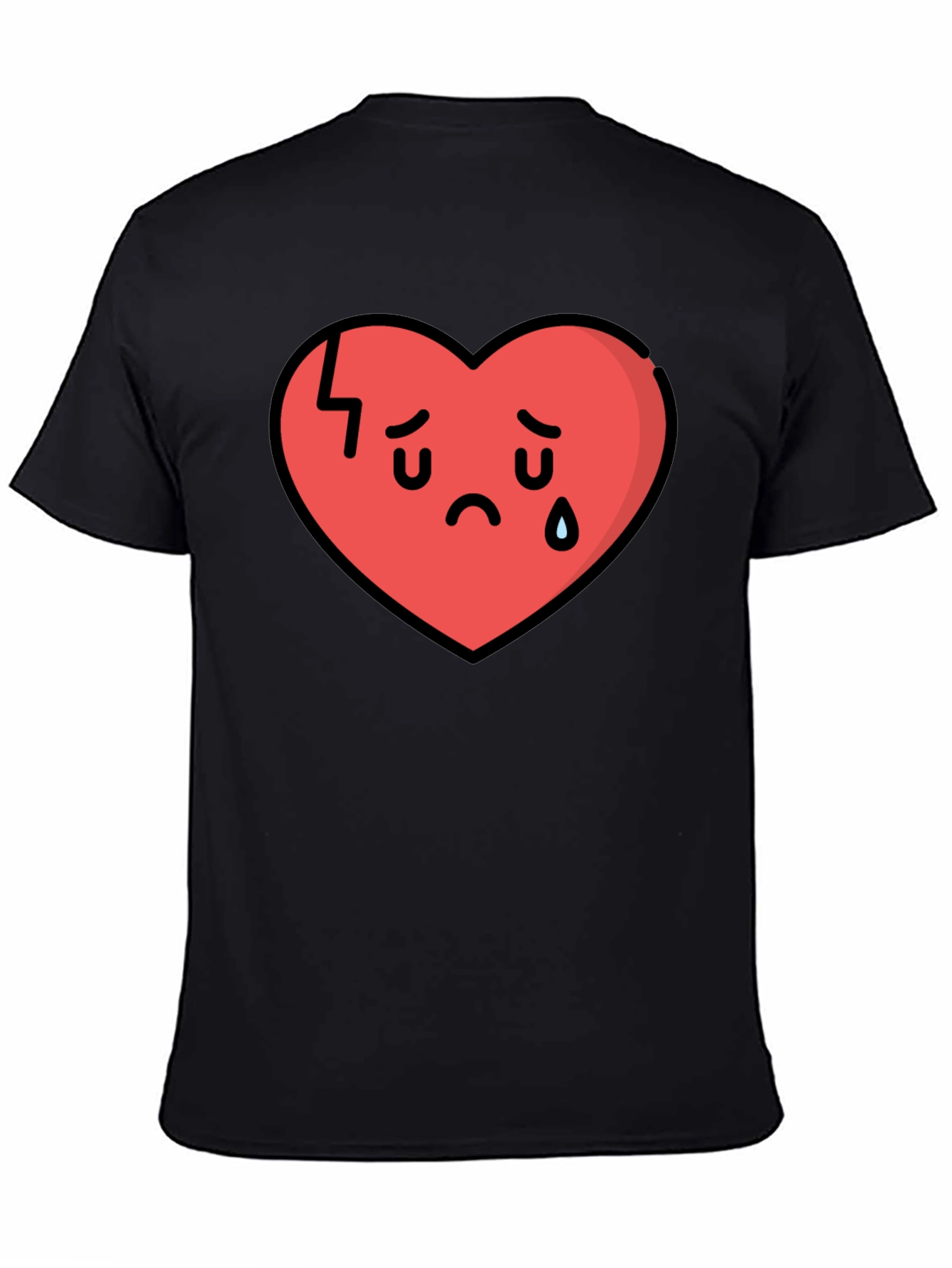 Broken Heart Graphic Tee - Sad Heart Club Shirt