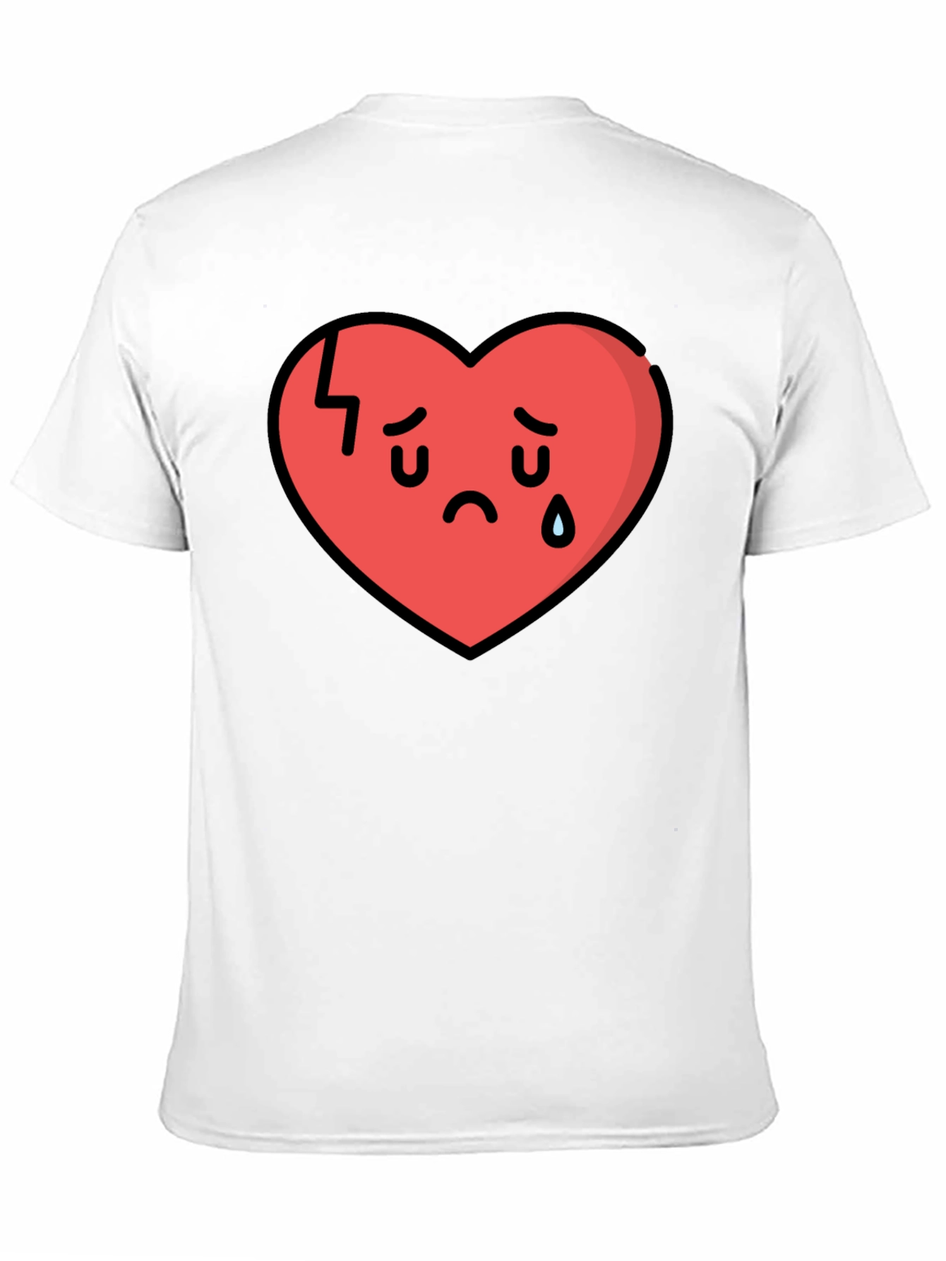 Broken Heart Graphic Tee - Sad Heart Club Shirt