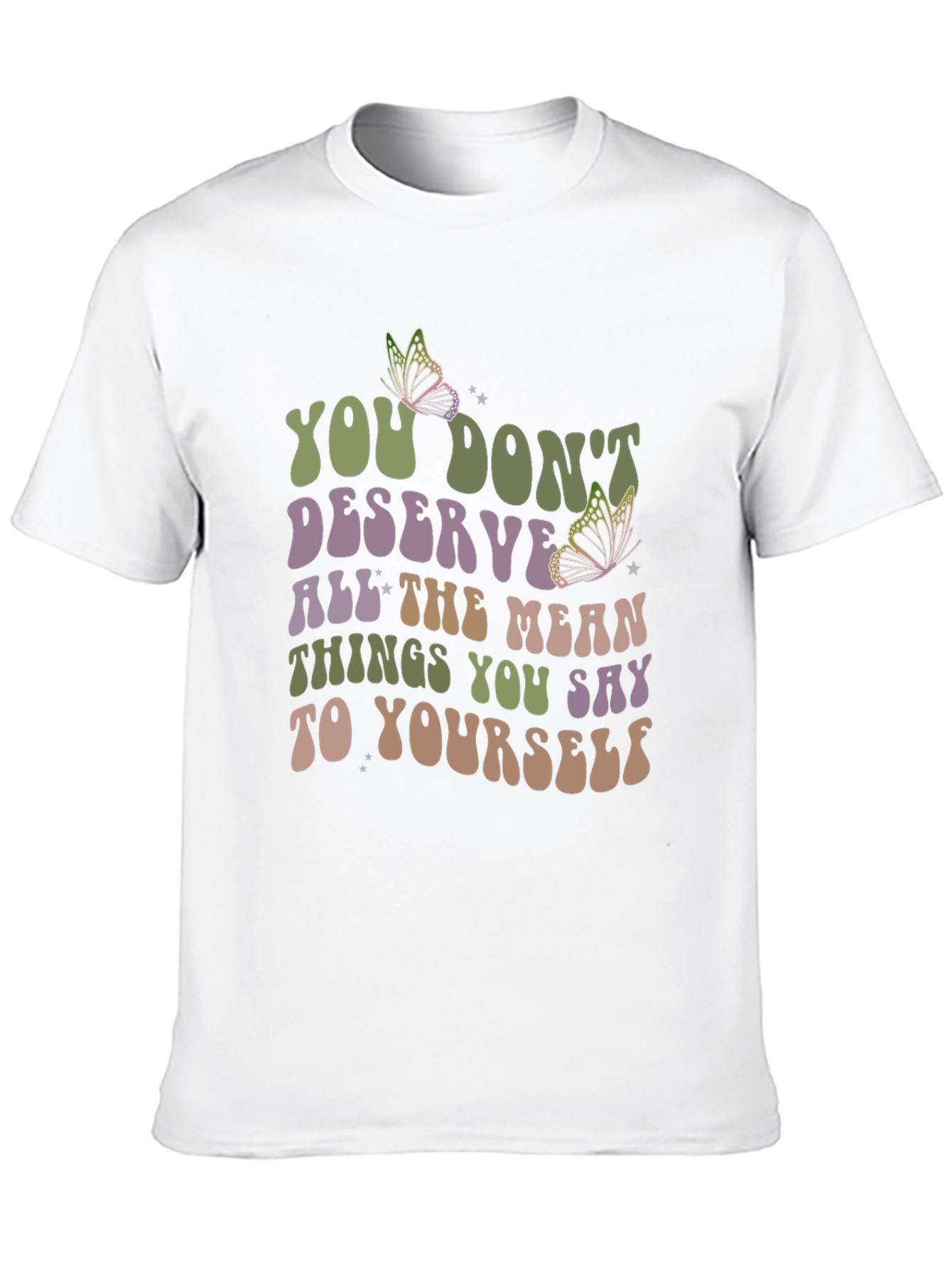 Inspirational Butterfly Graphic T-Shirt