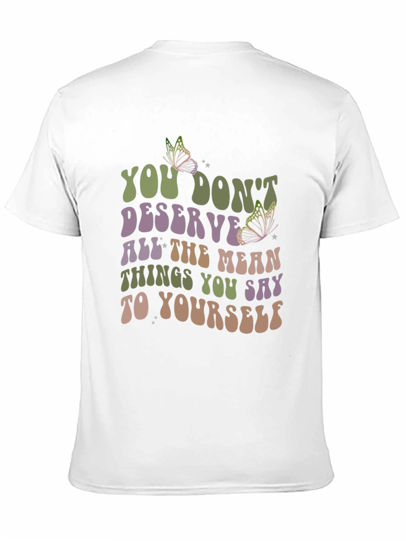 Inspirational Butterfly Graphic T-Shirt