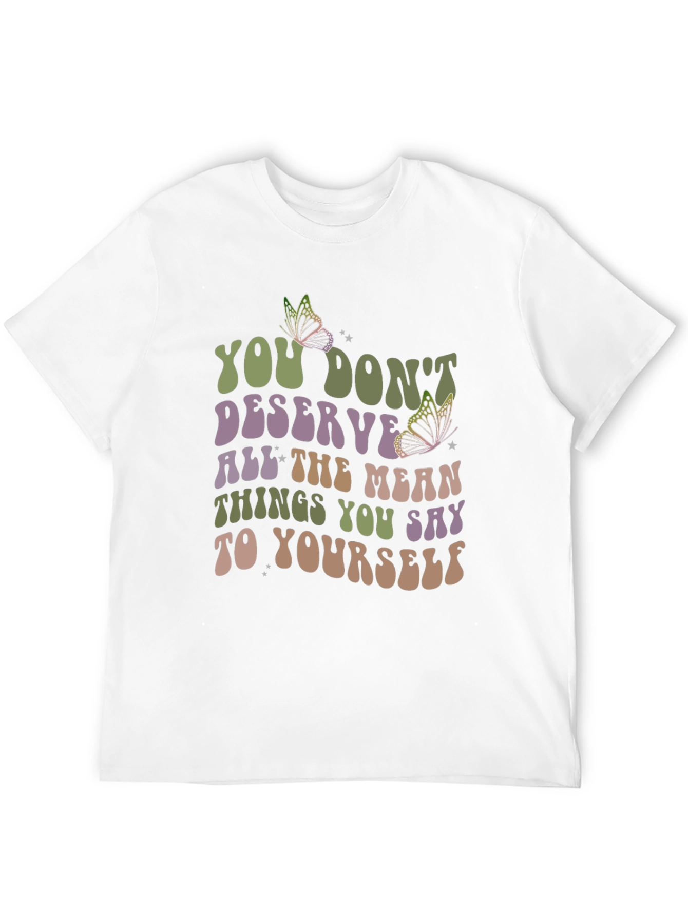 Inspirational Butterfly Graphic T-Shirt