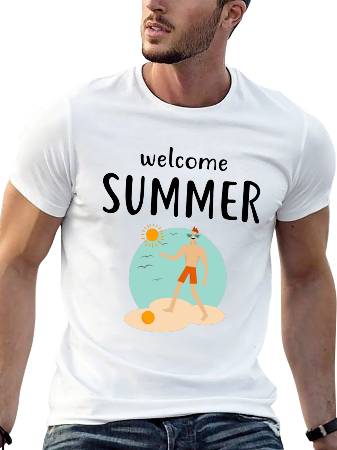 Welcome Summer T-Shirt Beach Vacation