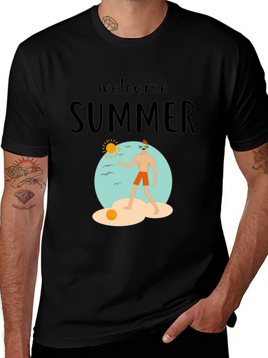 Welcome Summer T-Shirt Beach Vacation