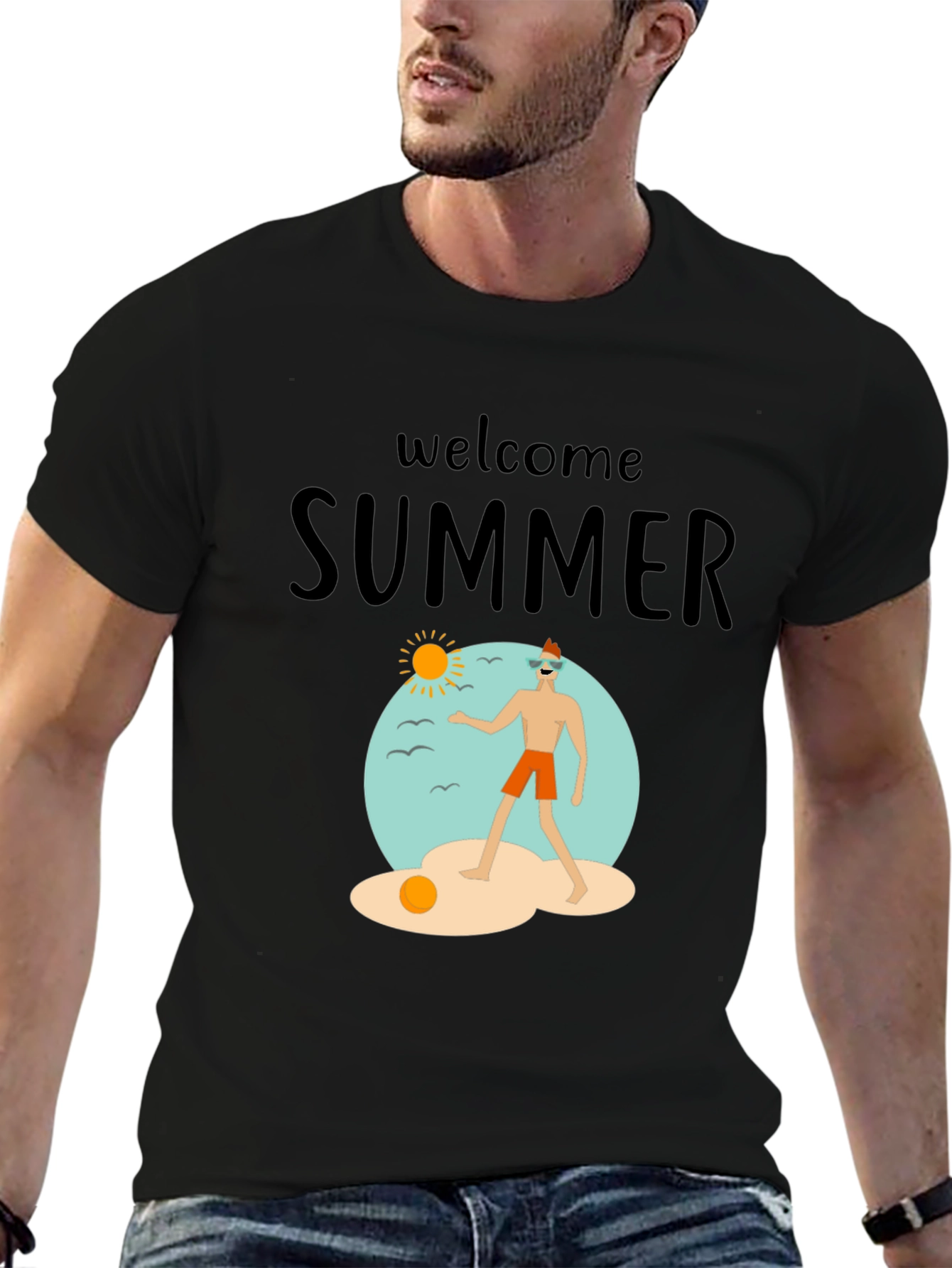 Welcome Summer T-Shirt Beach Vacation