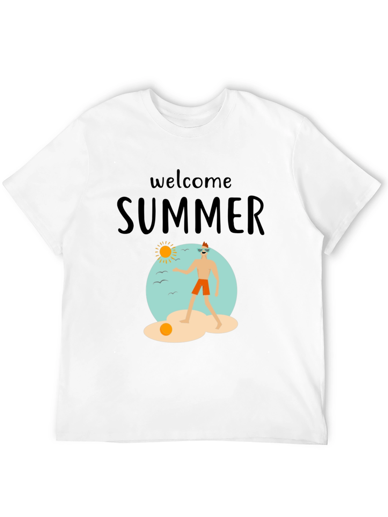 Welcome Summer T-Shirt Beach Vacation