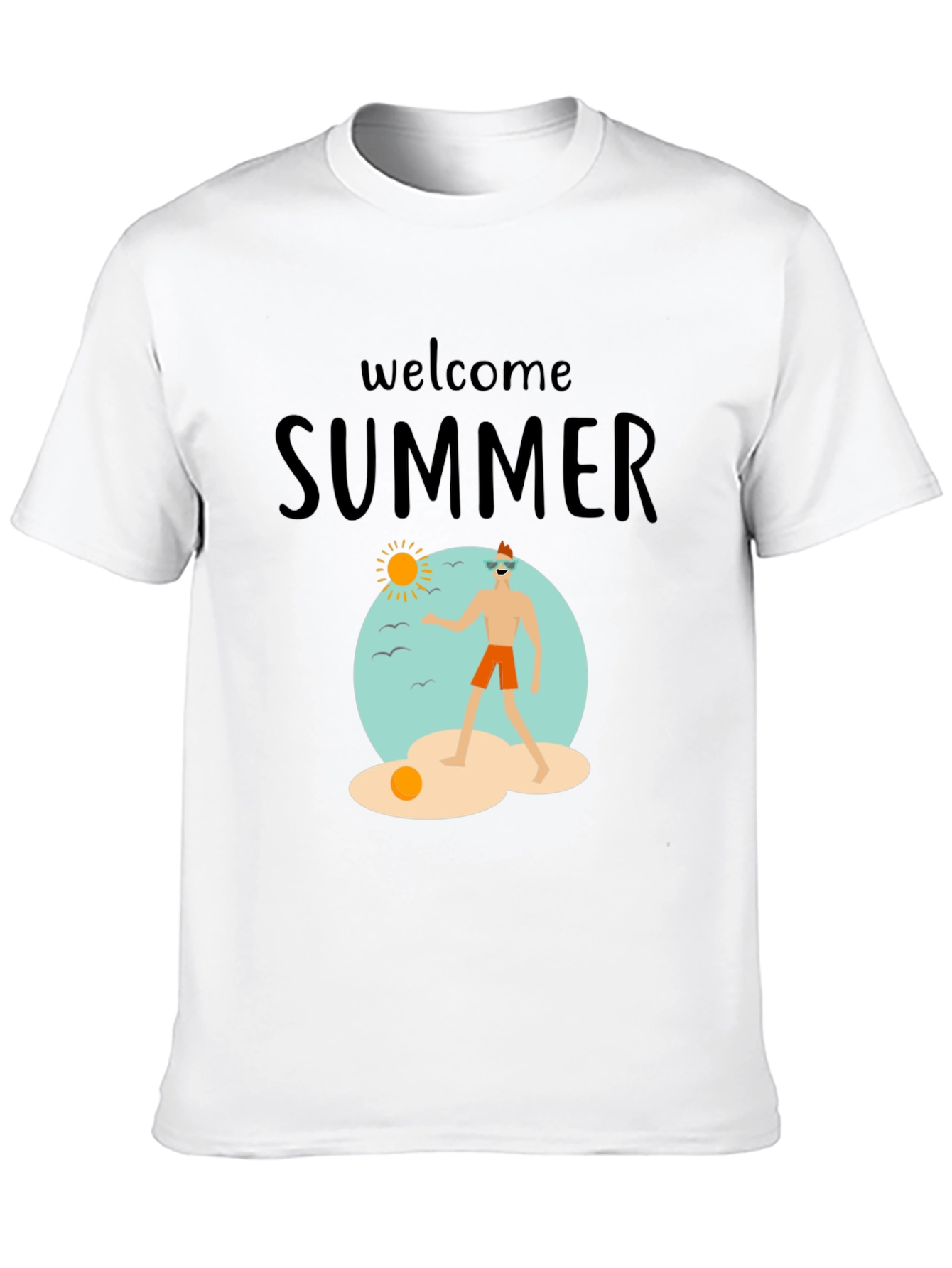Welcome Summer T-Shirt Beach Vacation