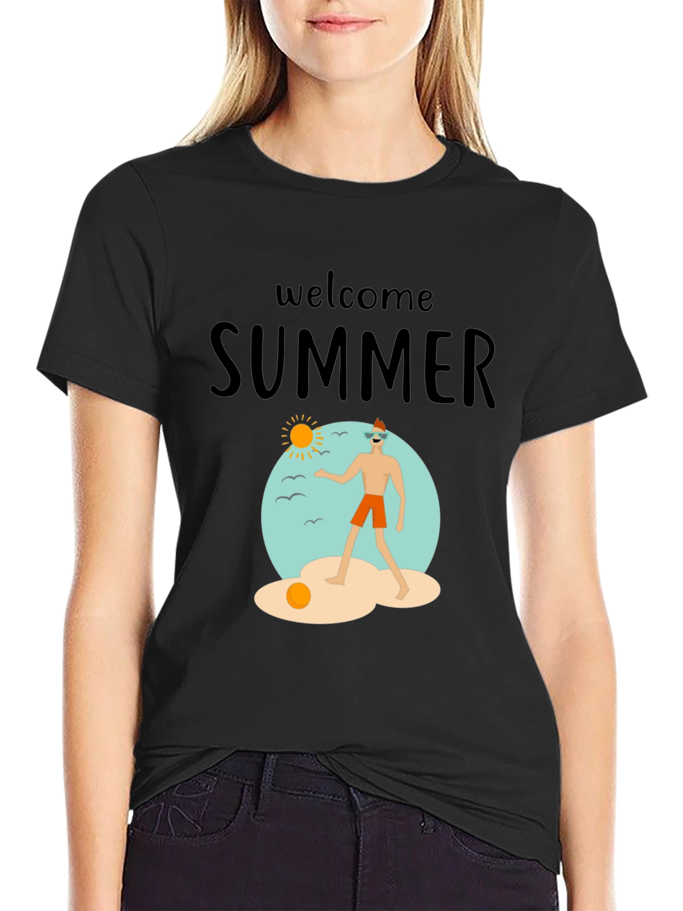 Welcome Summer T-Shirt Beach Vacation