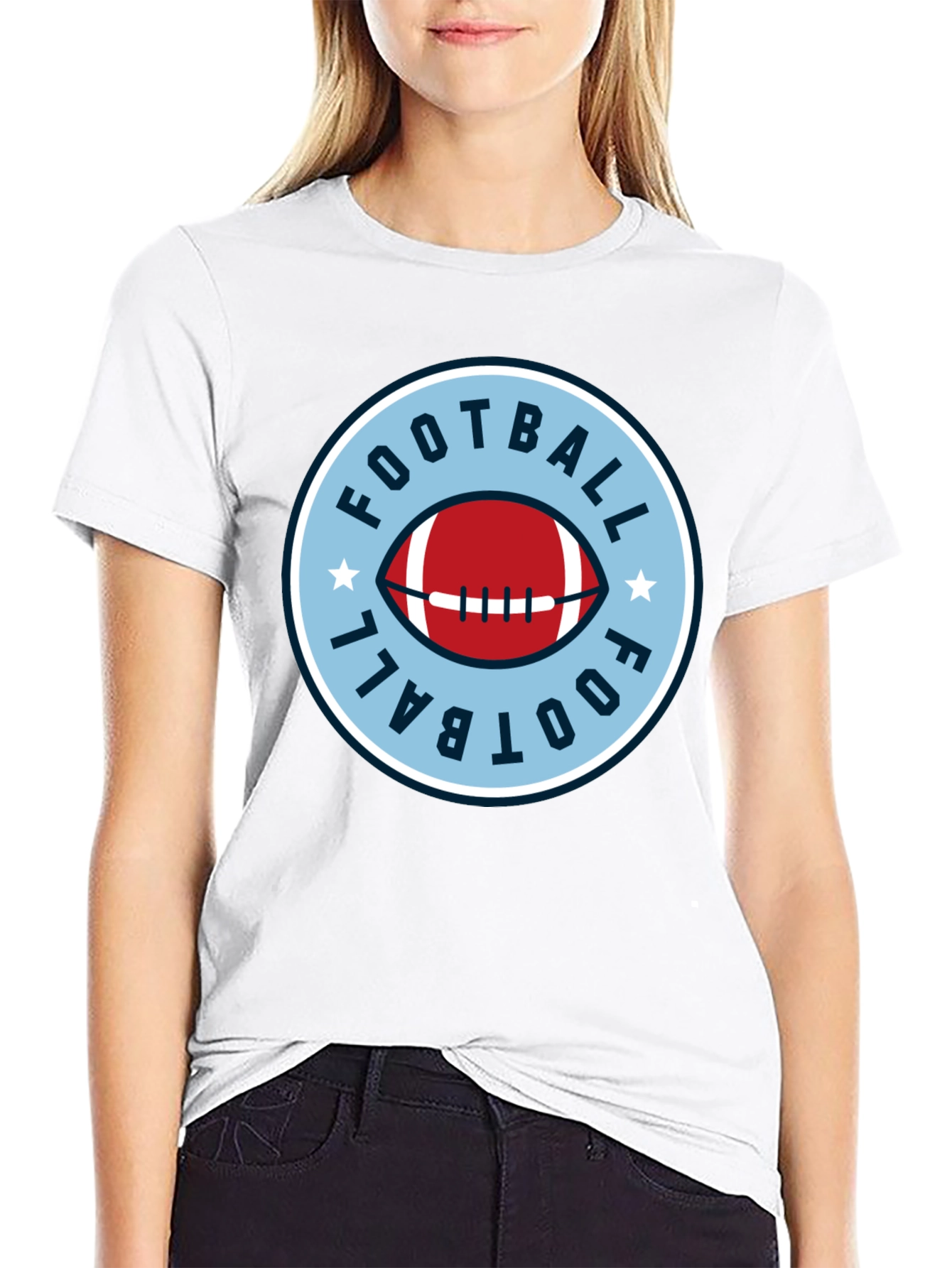 Football Graphic Tee - Classic Style