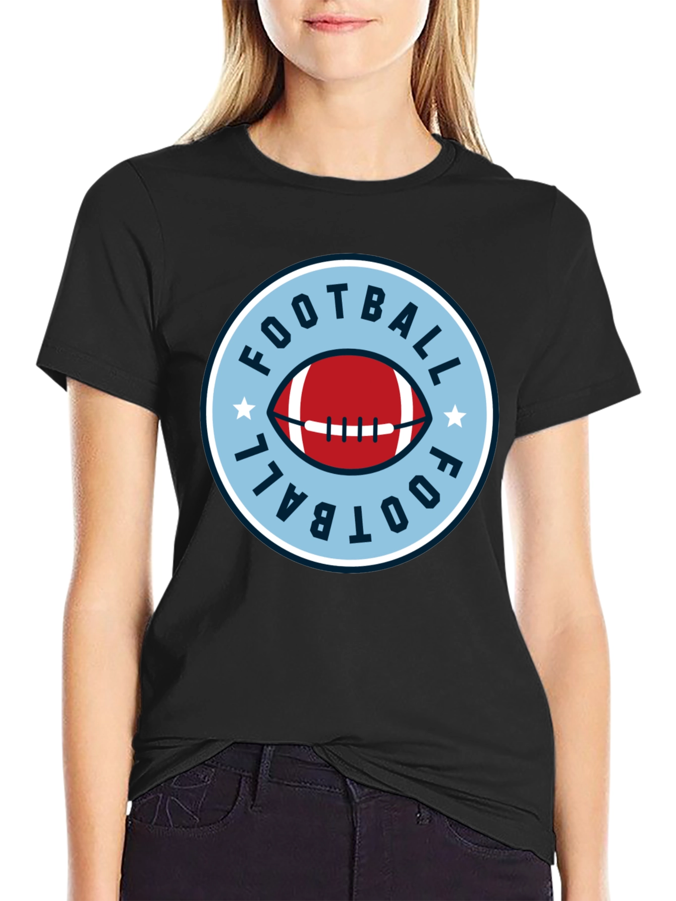 Football Graphic Tee - Classic Style