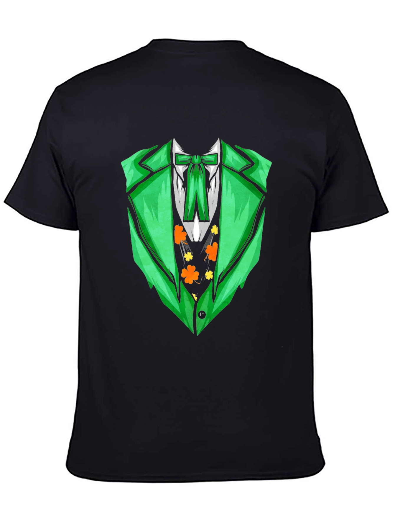 St. Patricks Day Green Suit Print T-Shirt