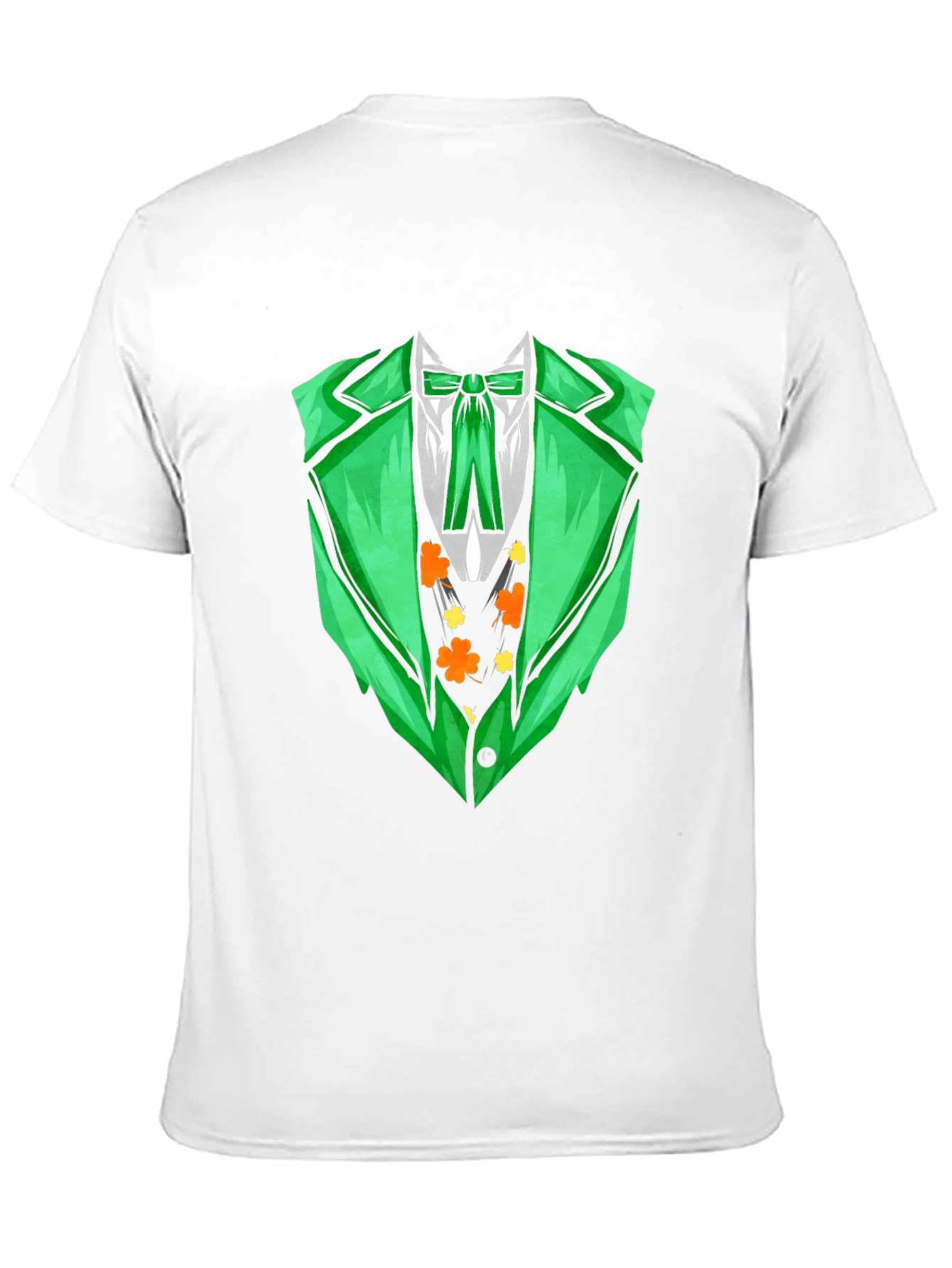 St. Patricks Day Green Suit Print T-Shirt