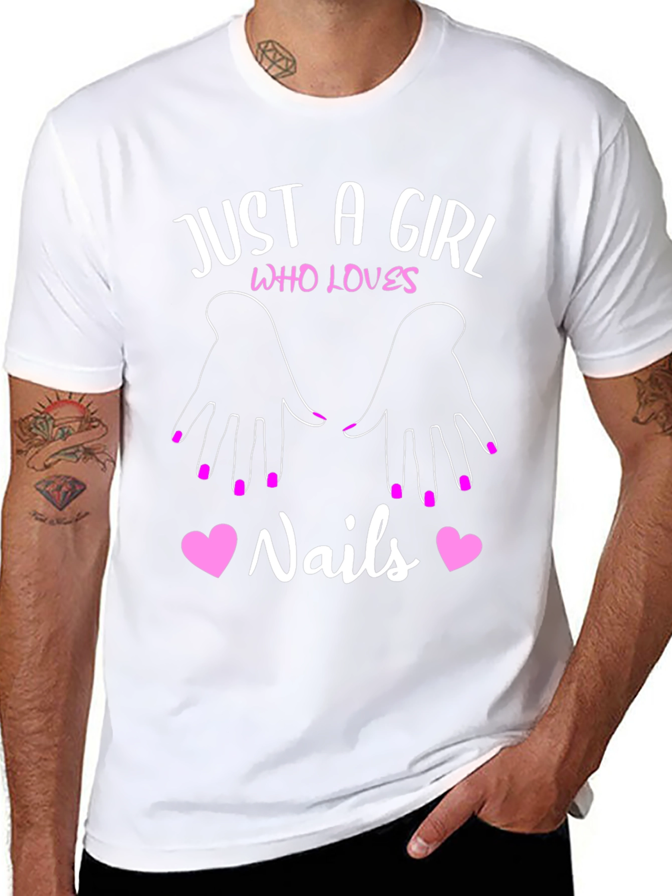 Just A Girl Who Loves Nails T-Shirt
