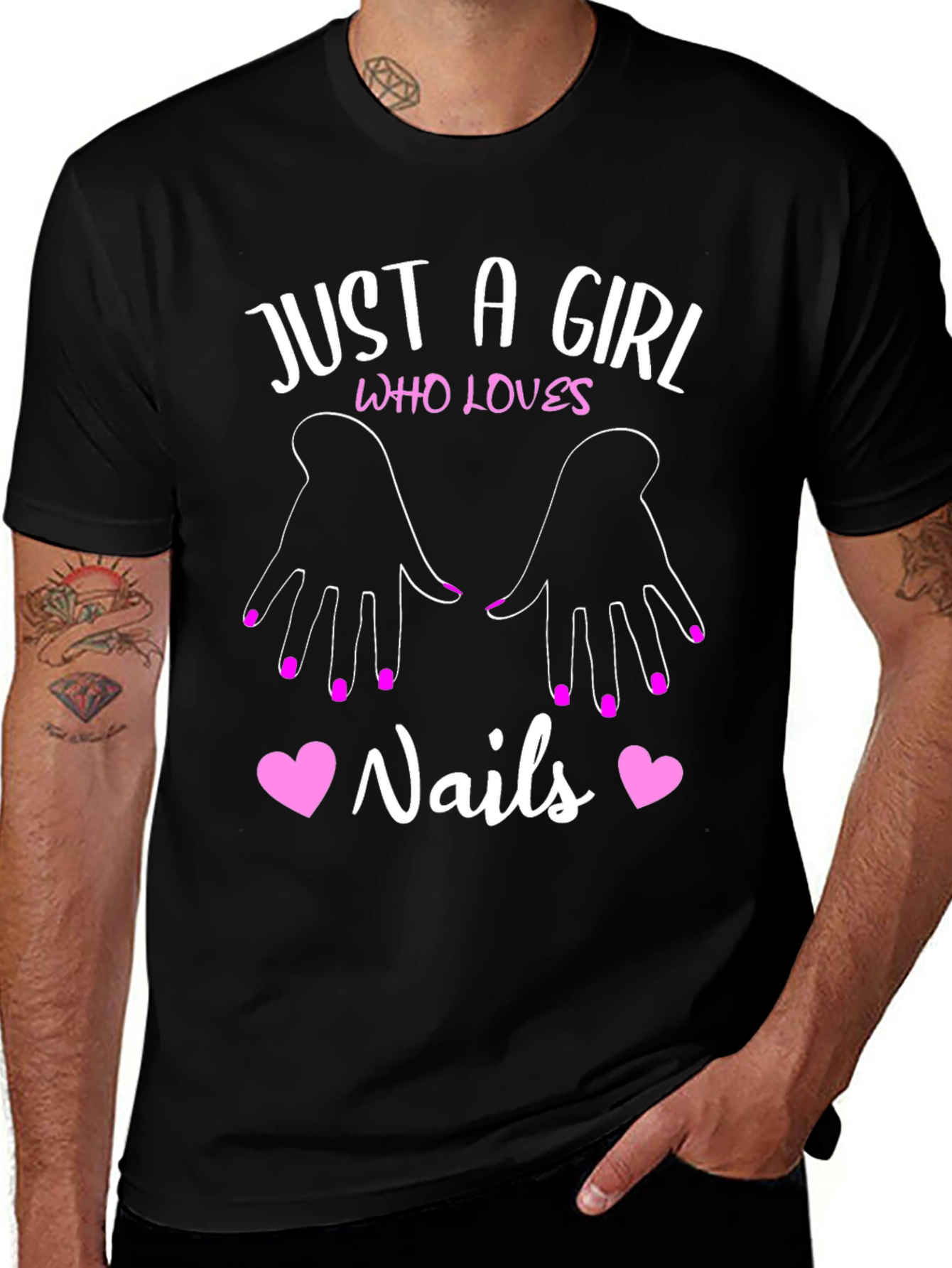 Just A Girl Who Loves Nails T-Shirt